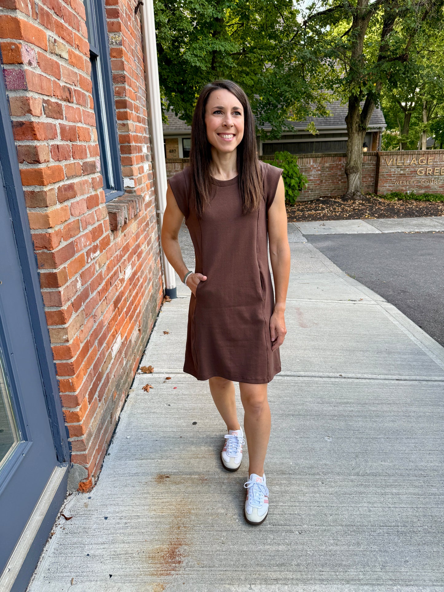 A-Line Knit Shift Dress