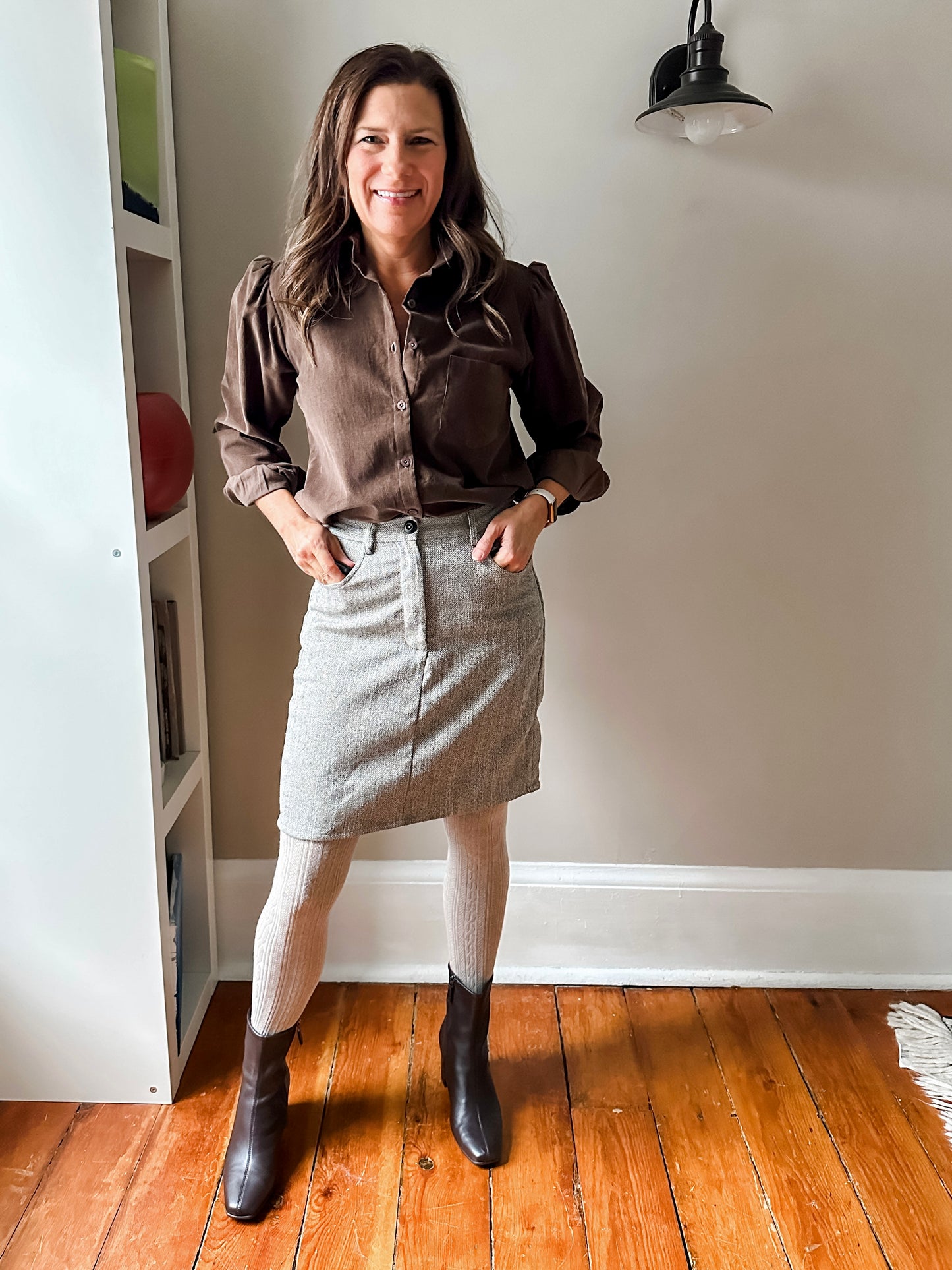 Tweed Mini Skirt