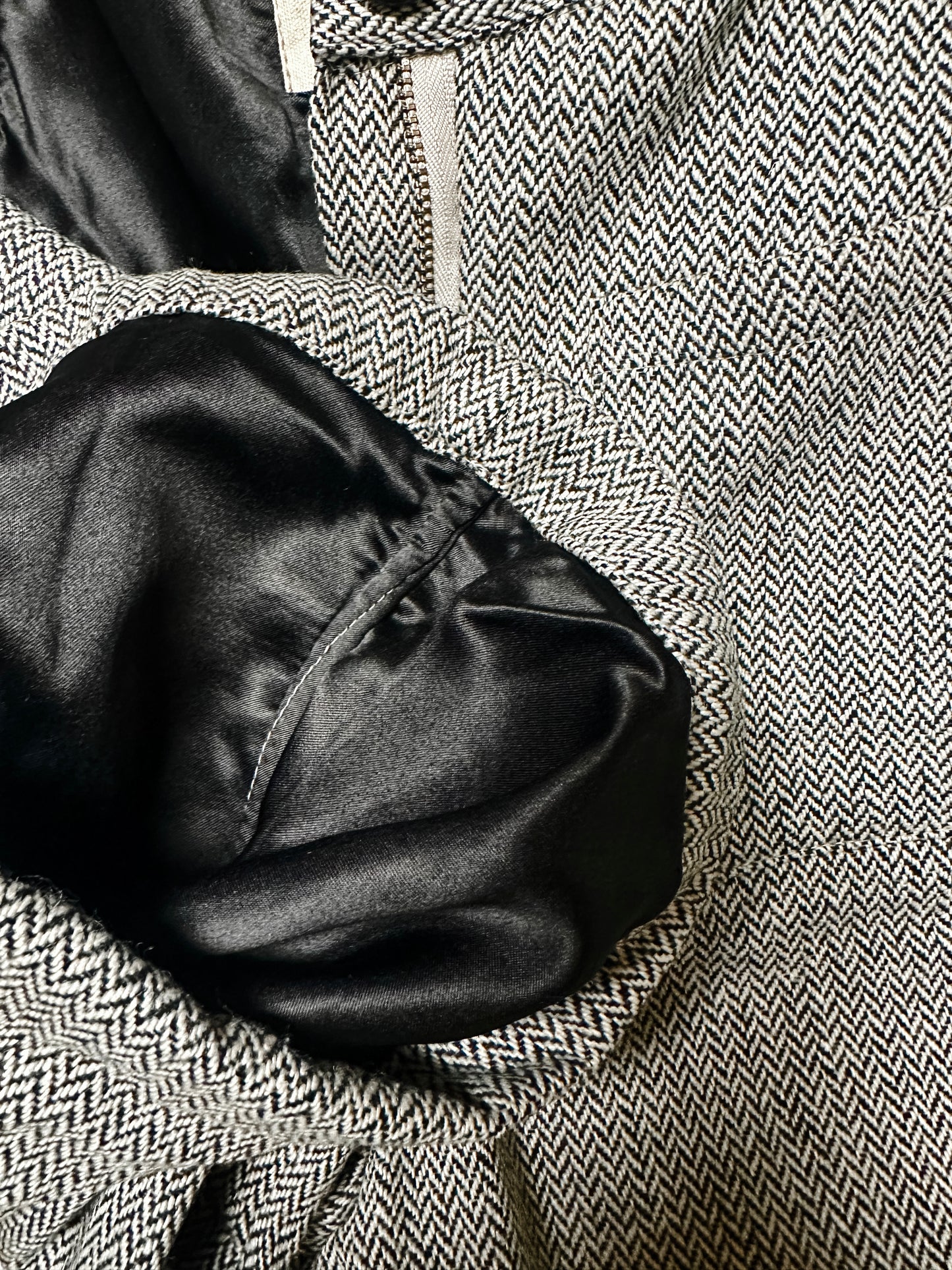 Tweed Front Pocket Pant