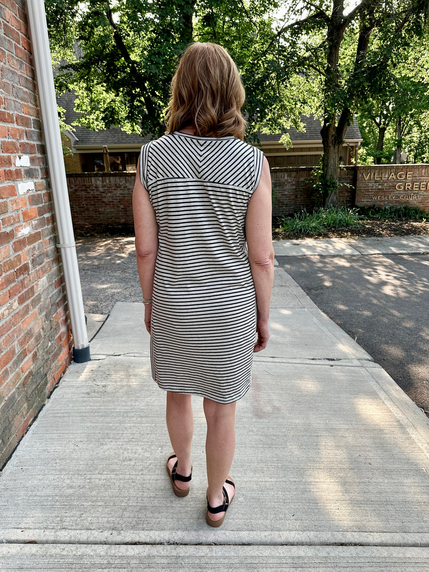 Striped Knit Dress