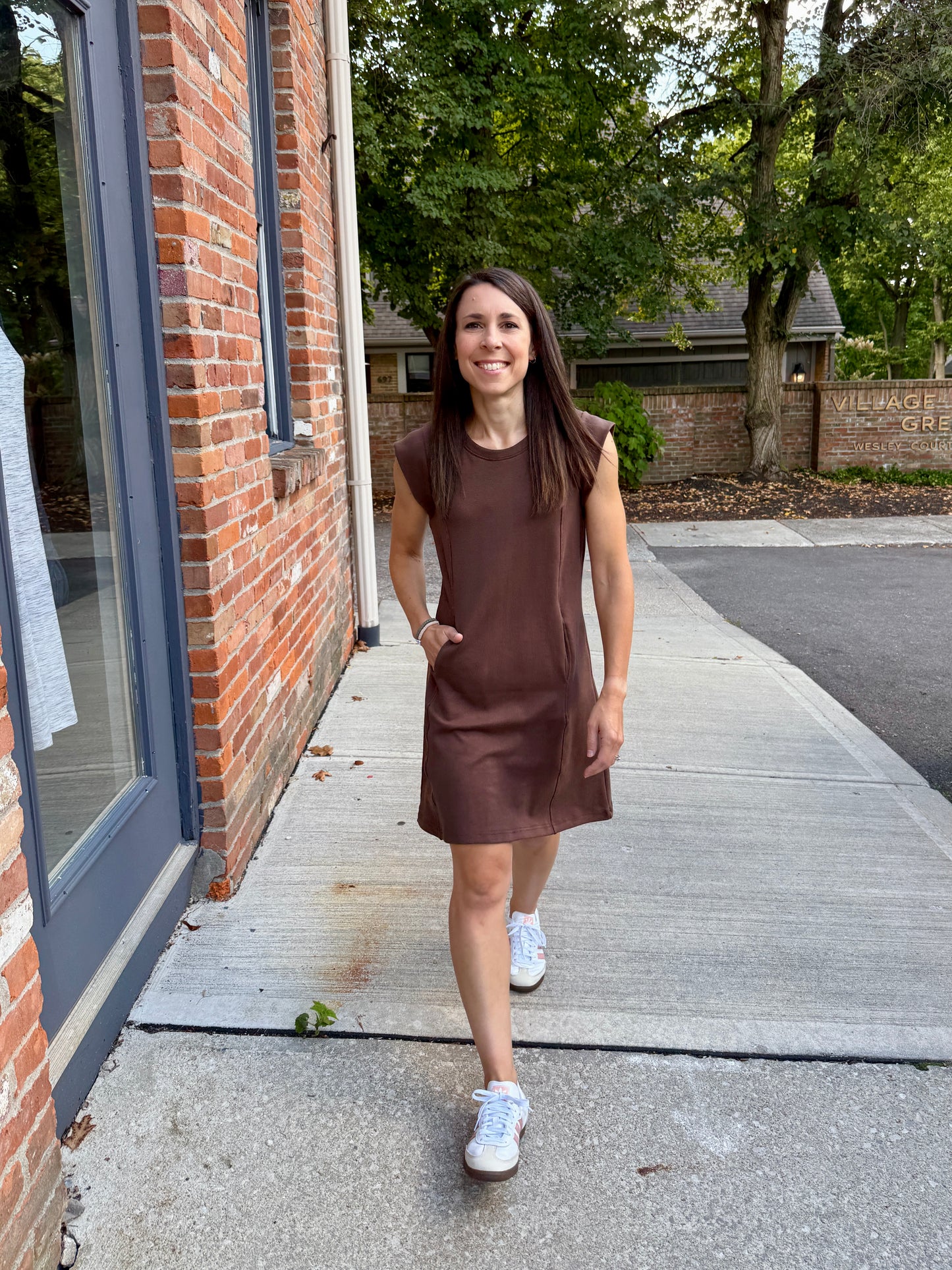 A-Line Knit Shift Dress