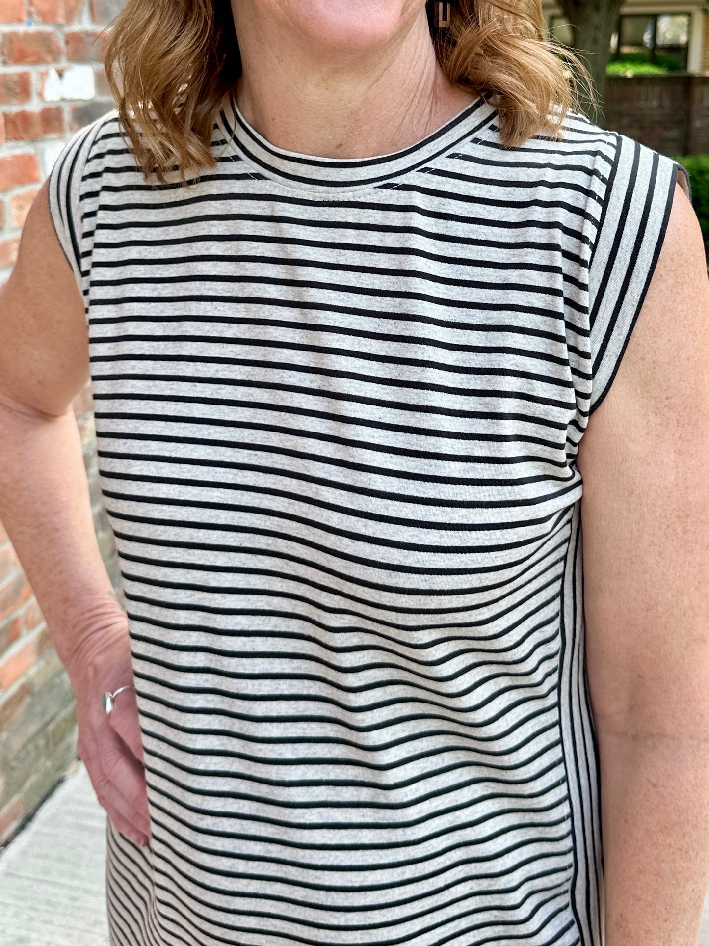 Striped Knit Dress