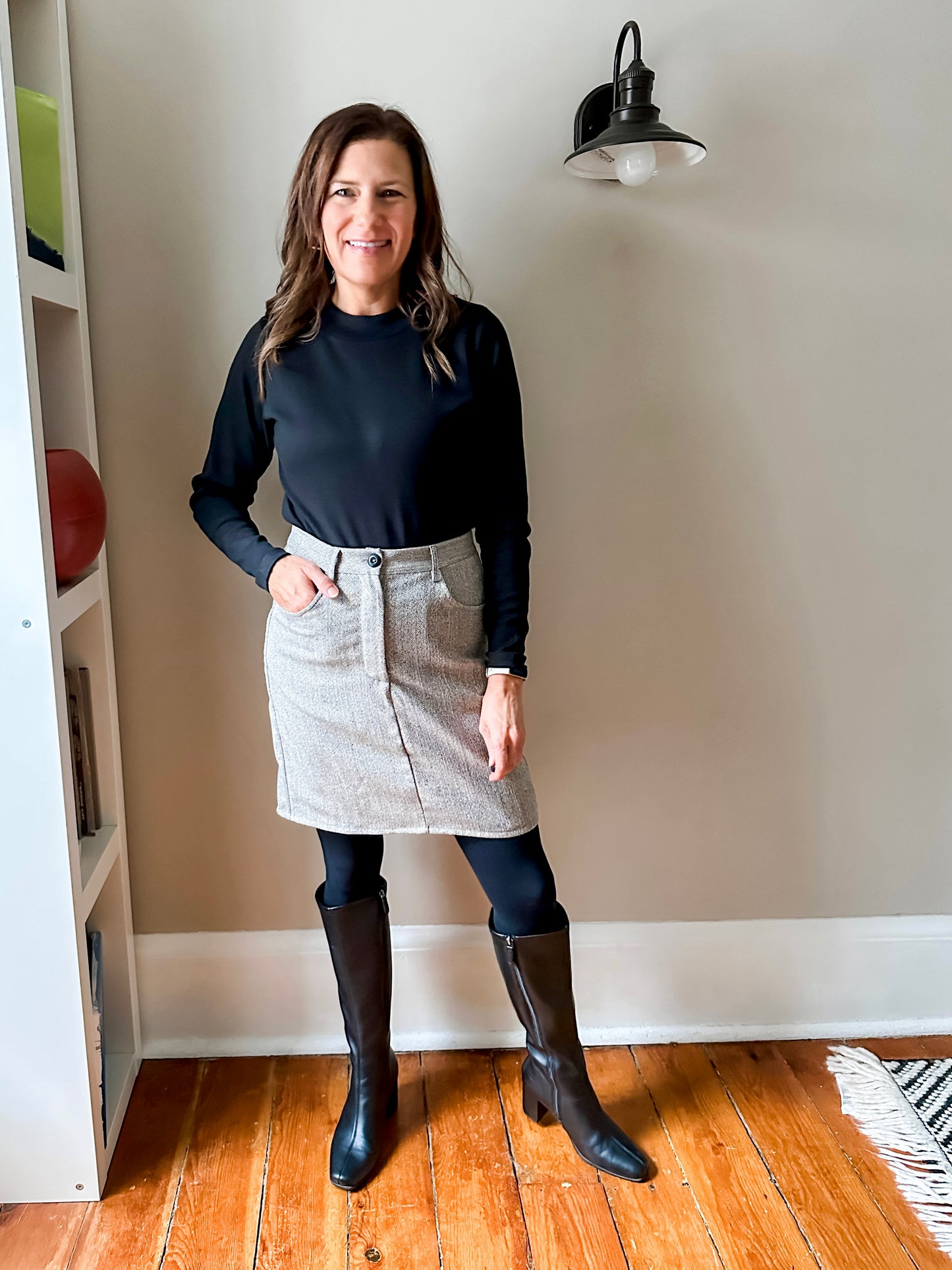 Tweed Mini Skirt