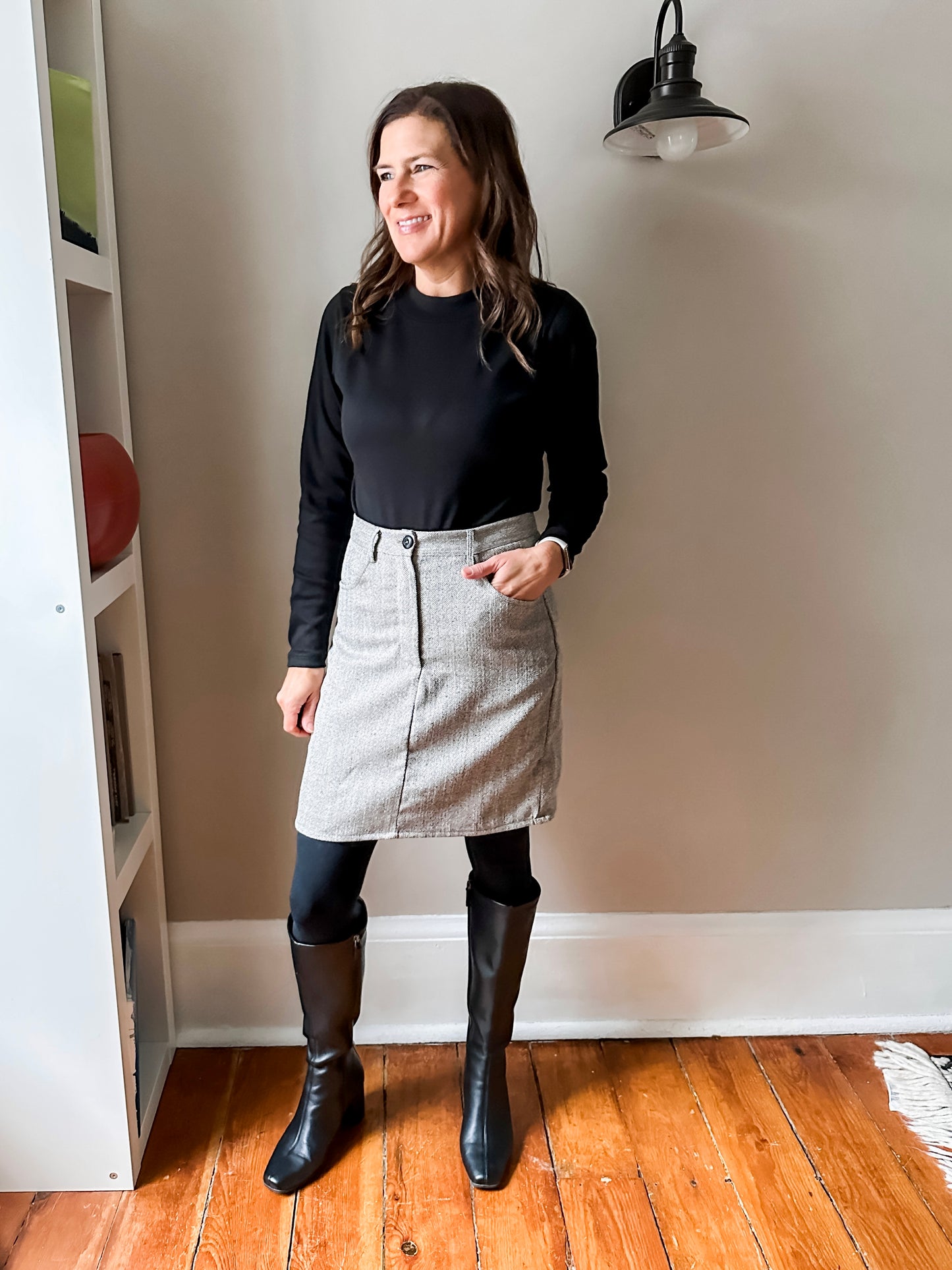 Tweed Mini Skirt
