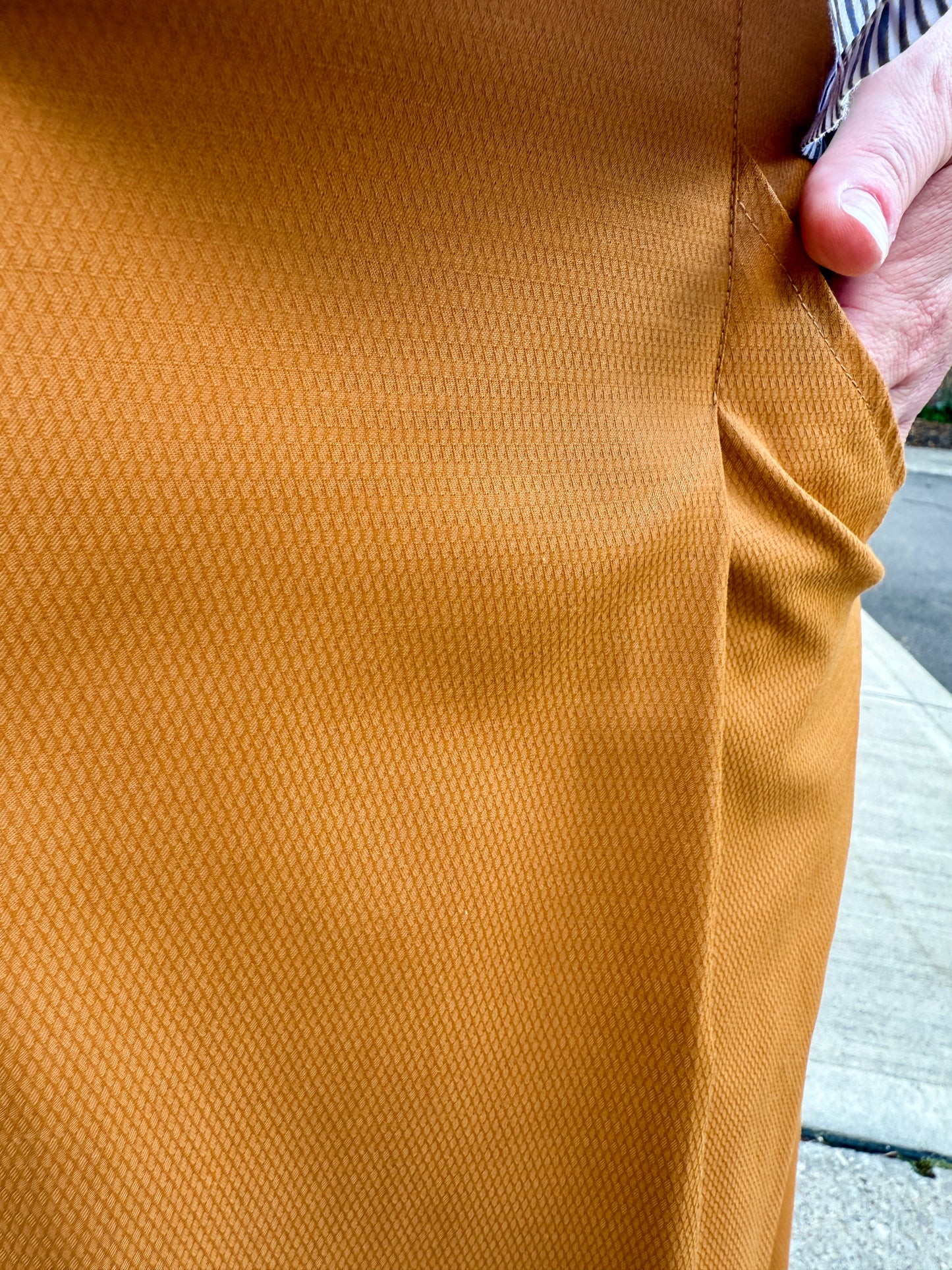 A-Line Button Front Skirt