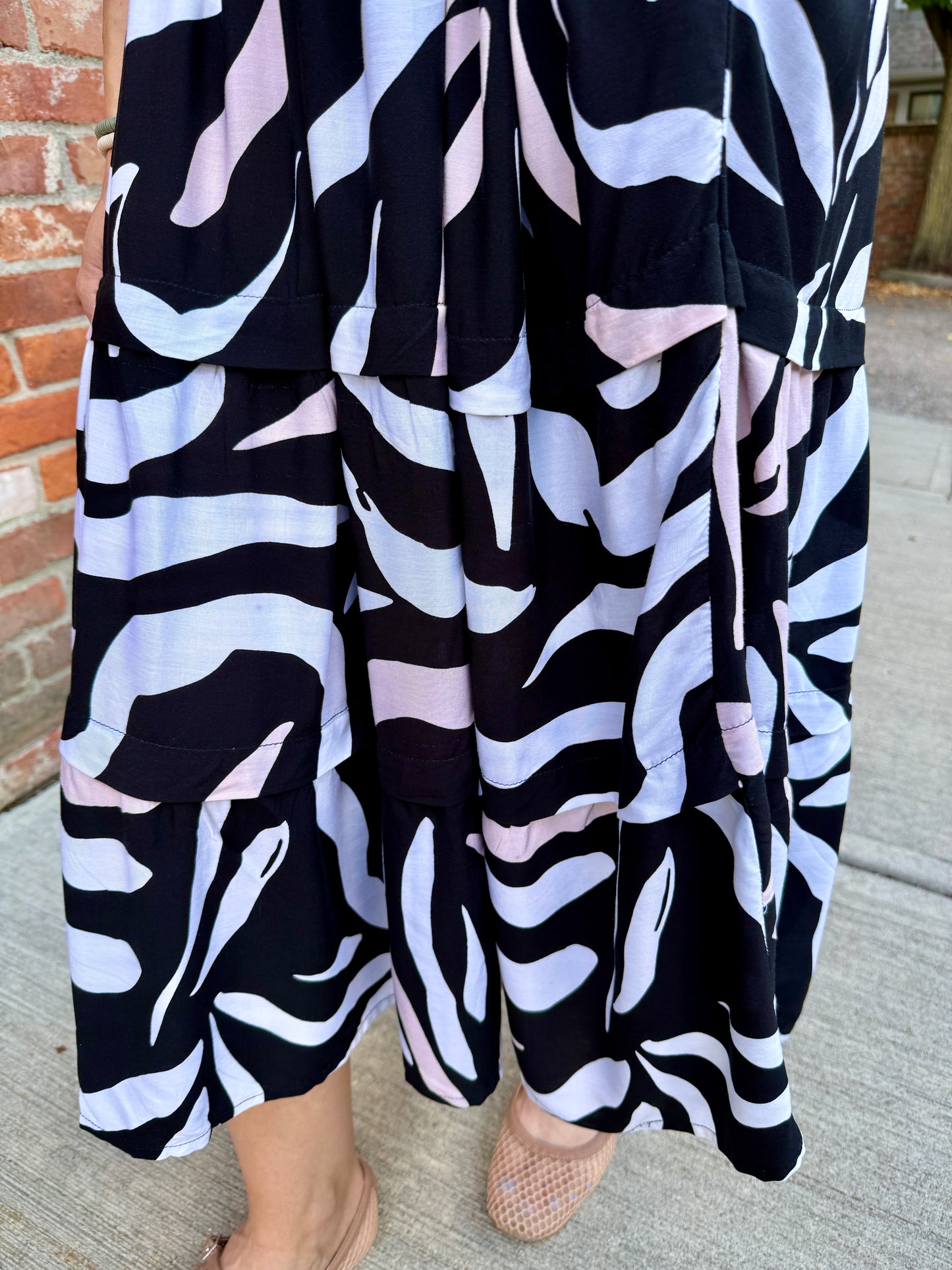 Portofino Midi Dress 3/4 sleeve