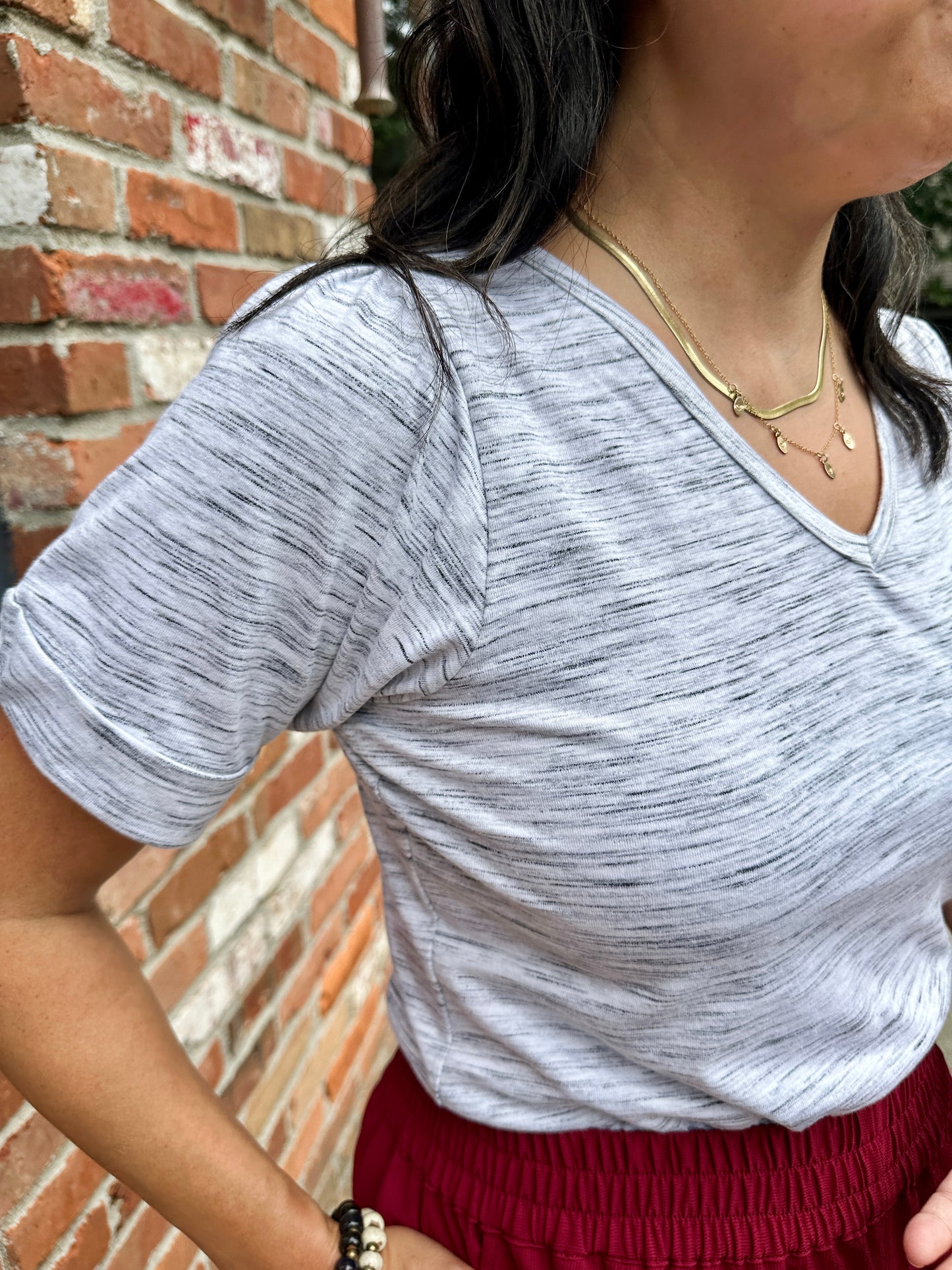 Roll Cuff Tee