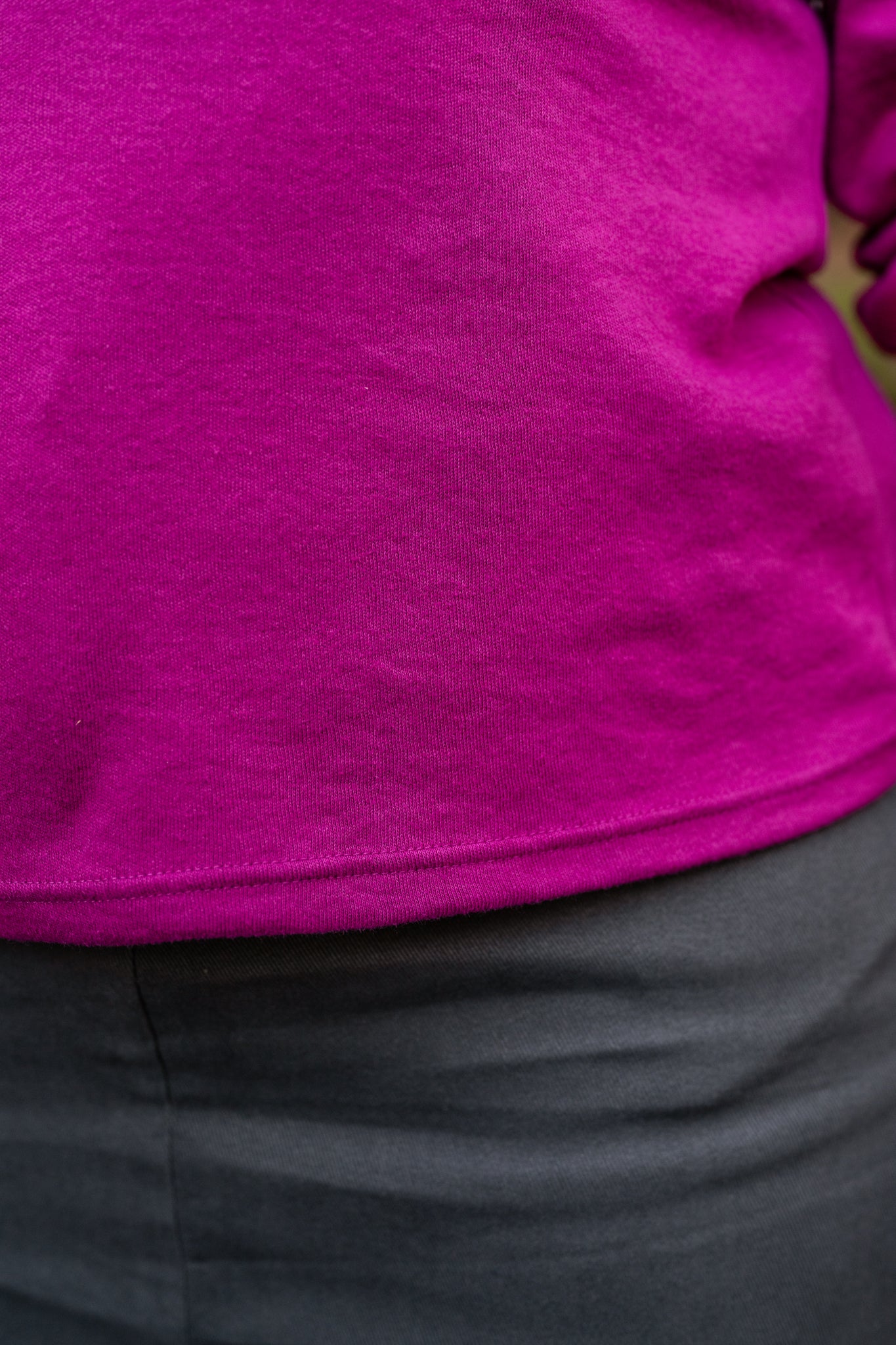 Contrasting V- Neck Top