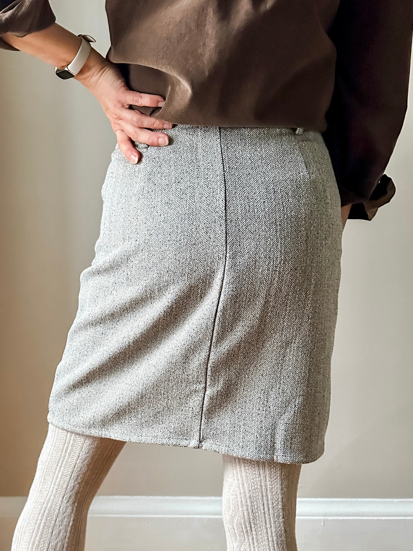 Tweed Mini Skirt