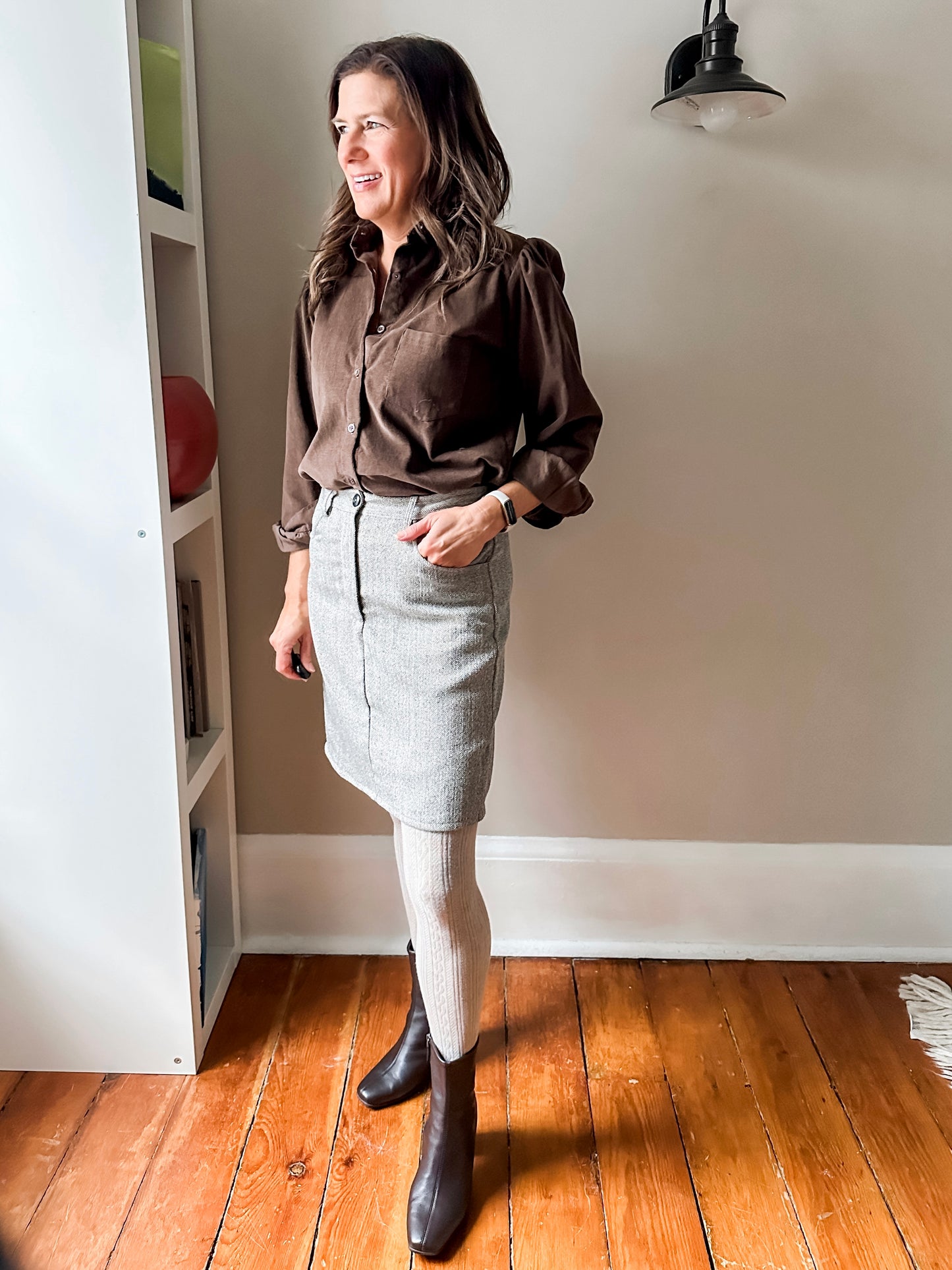 Tweed Mini Skirt