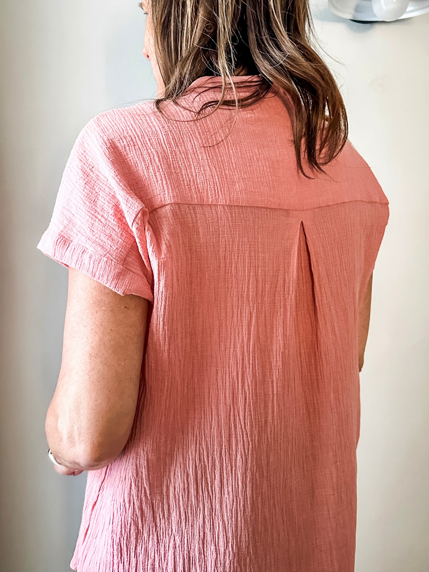 dolman band collar blouse