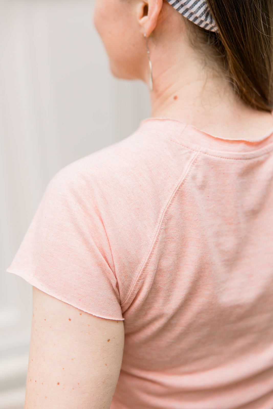 Raw Hem Raglan Tee