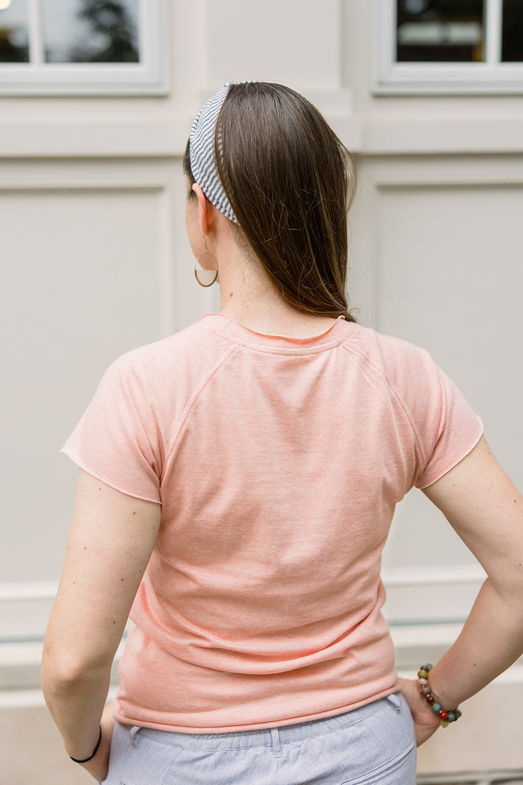 Raw Hem Raglan Tee