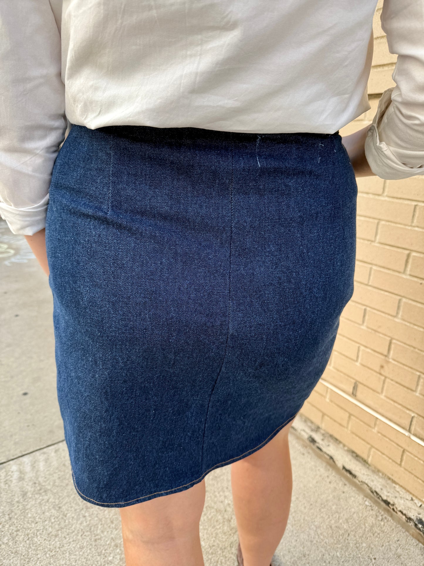Denim Mini Skirt