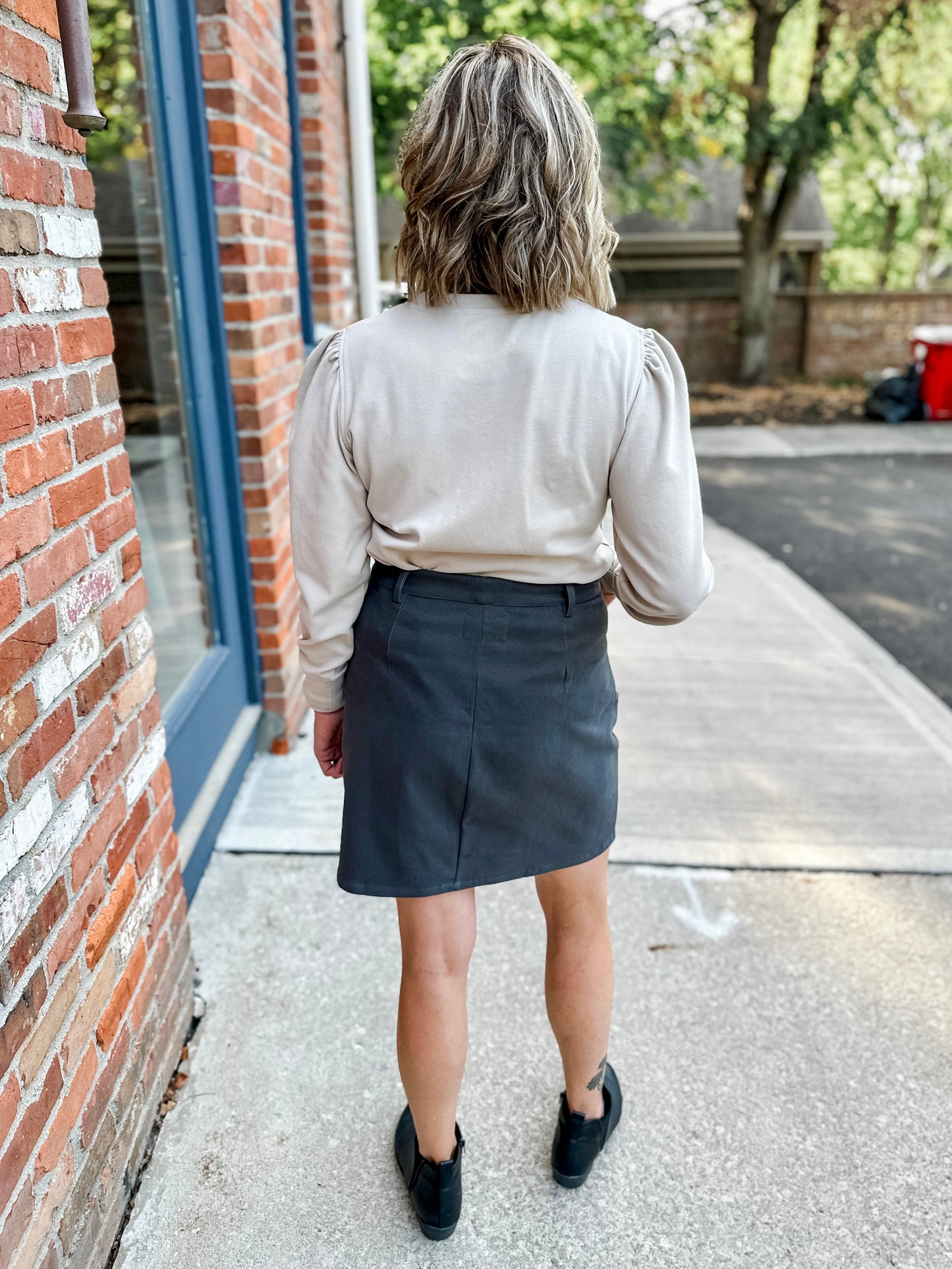 Denim Mini Skirt