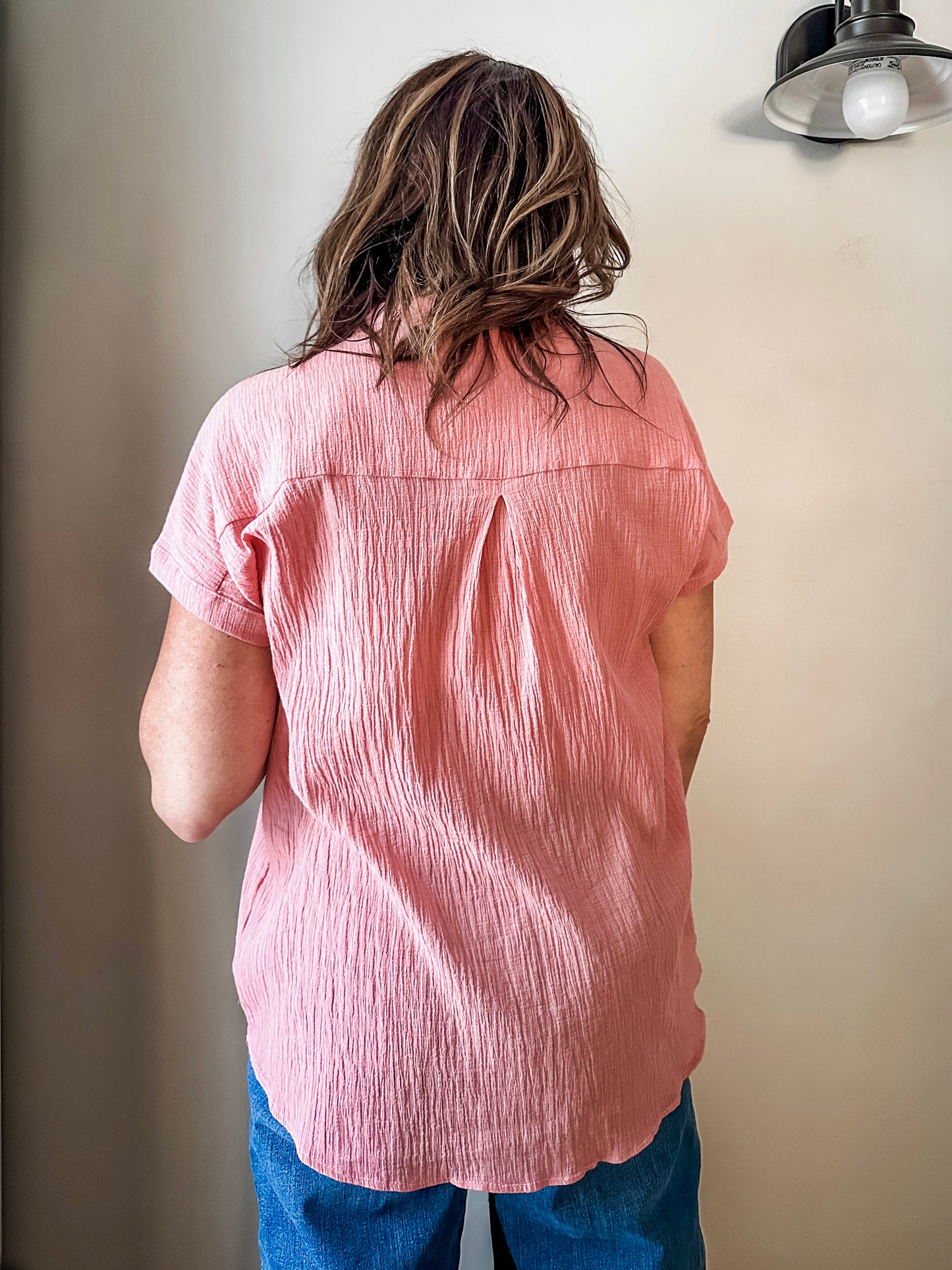 dolman band collar blouse