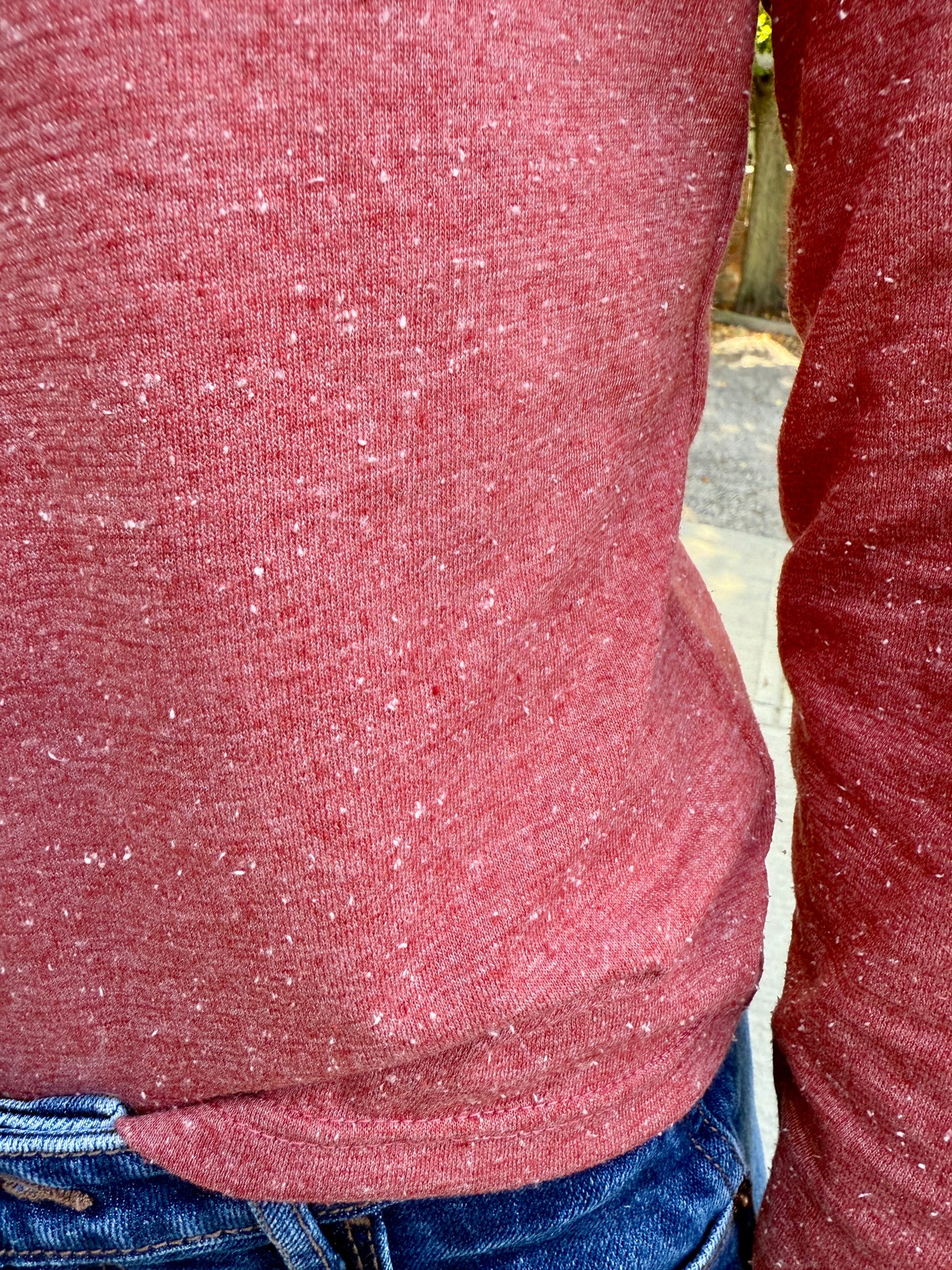 Long Sleeve Raglan Knit Top
