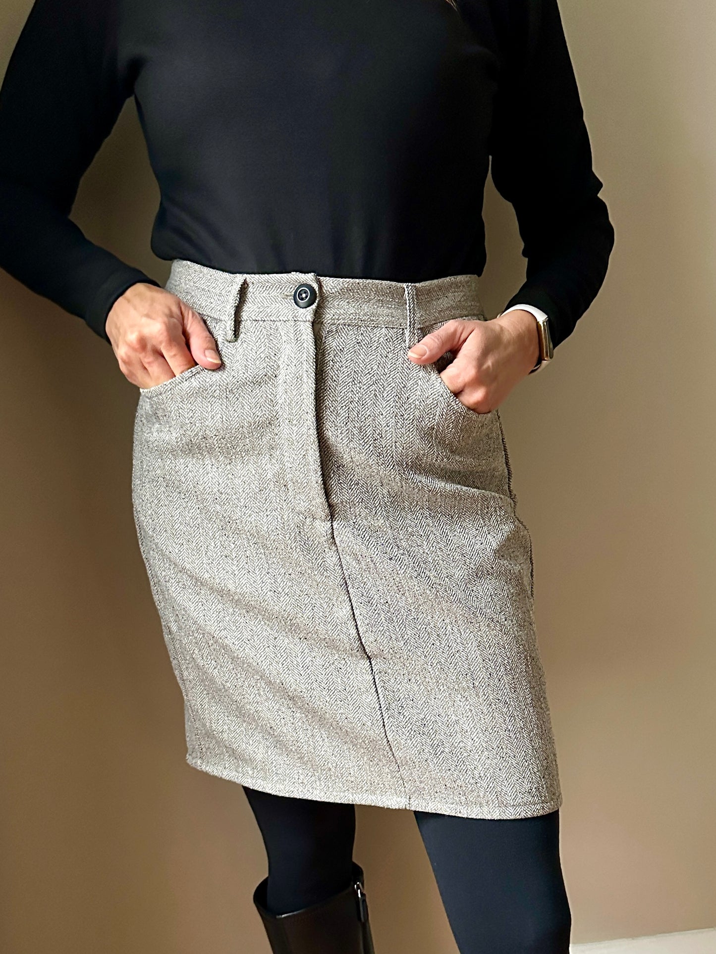 Tweed Mini Skirt