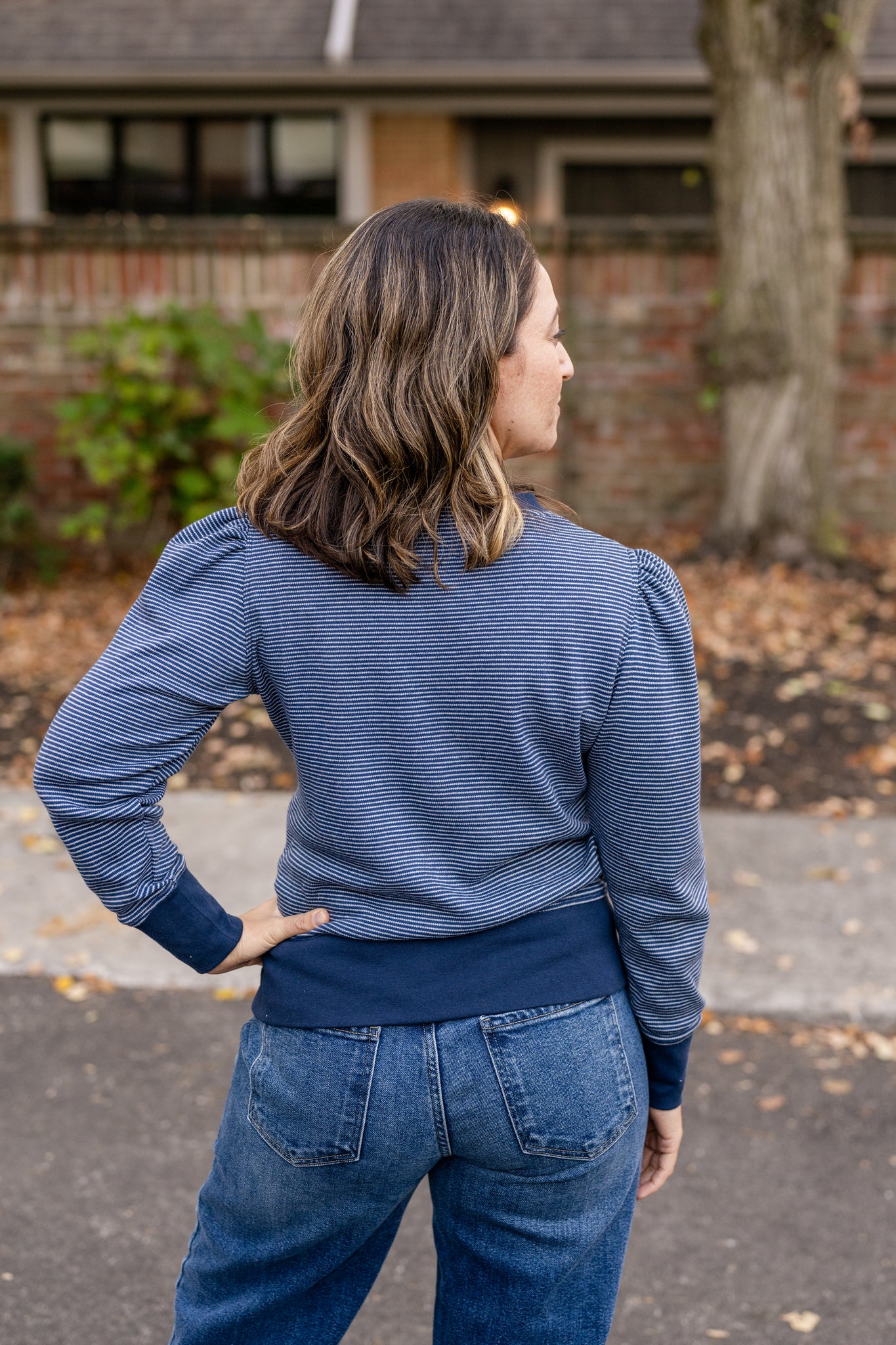 Puff Sleeve Pull Over Sweater