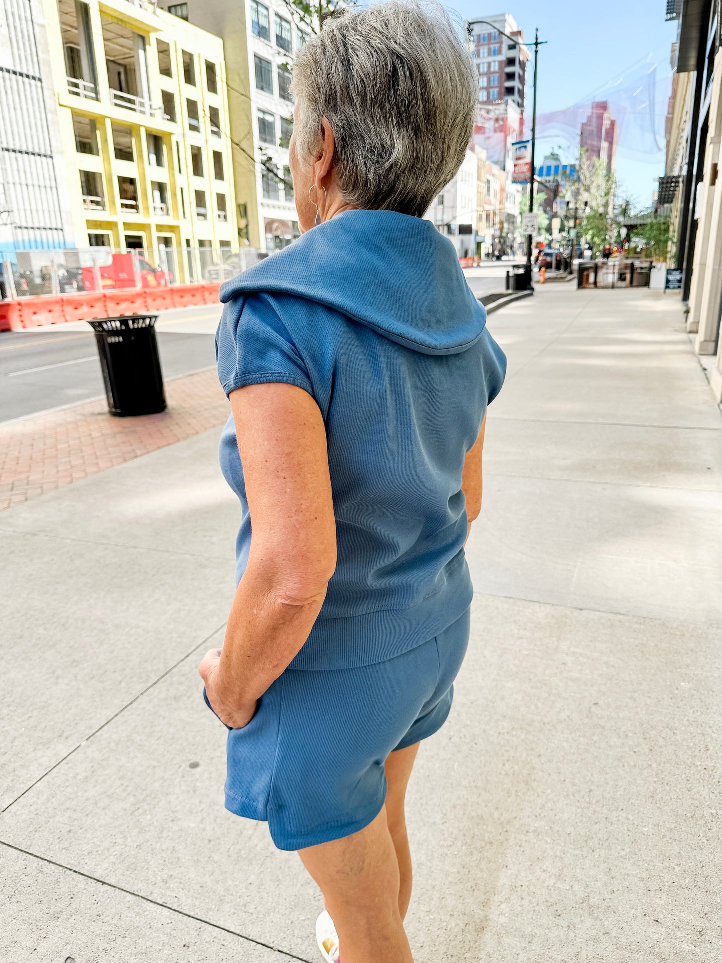 Knit Ribbed Cap Sleeve Top