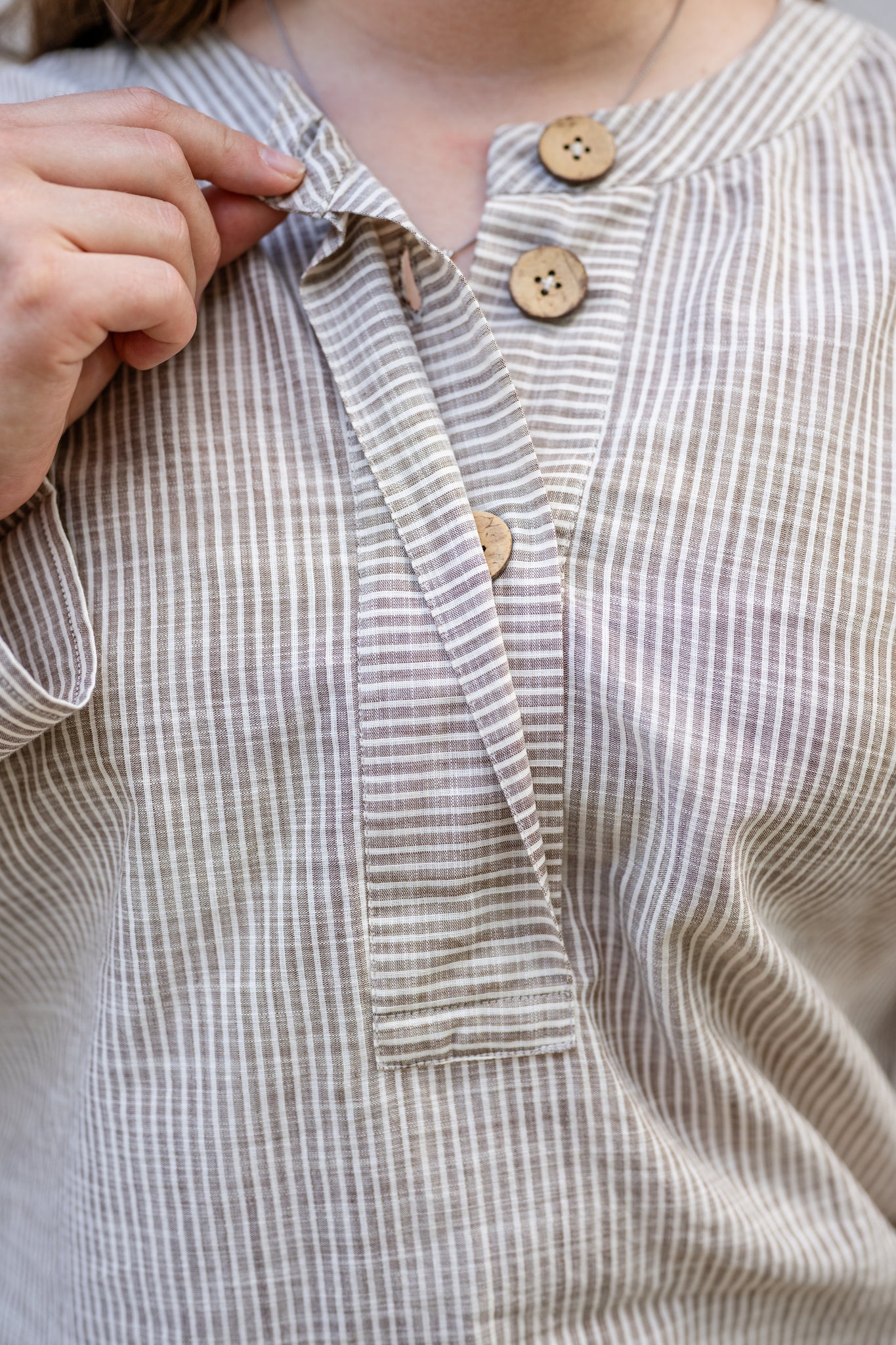 Hidden Button Tunic