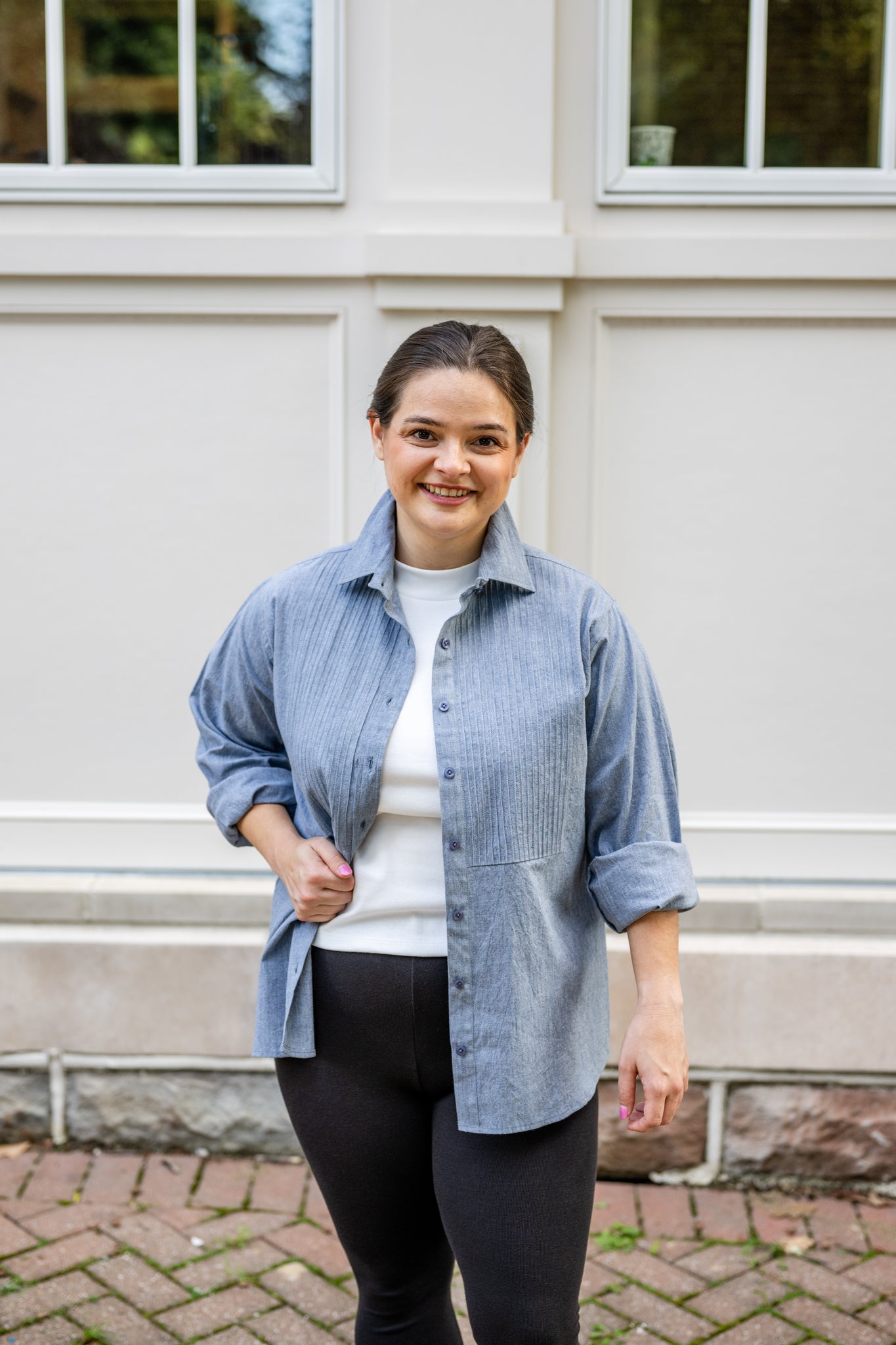 Tux Pleat Classic Button Up Shirt