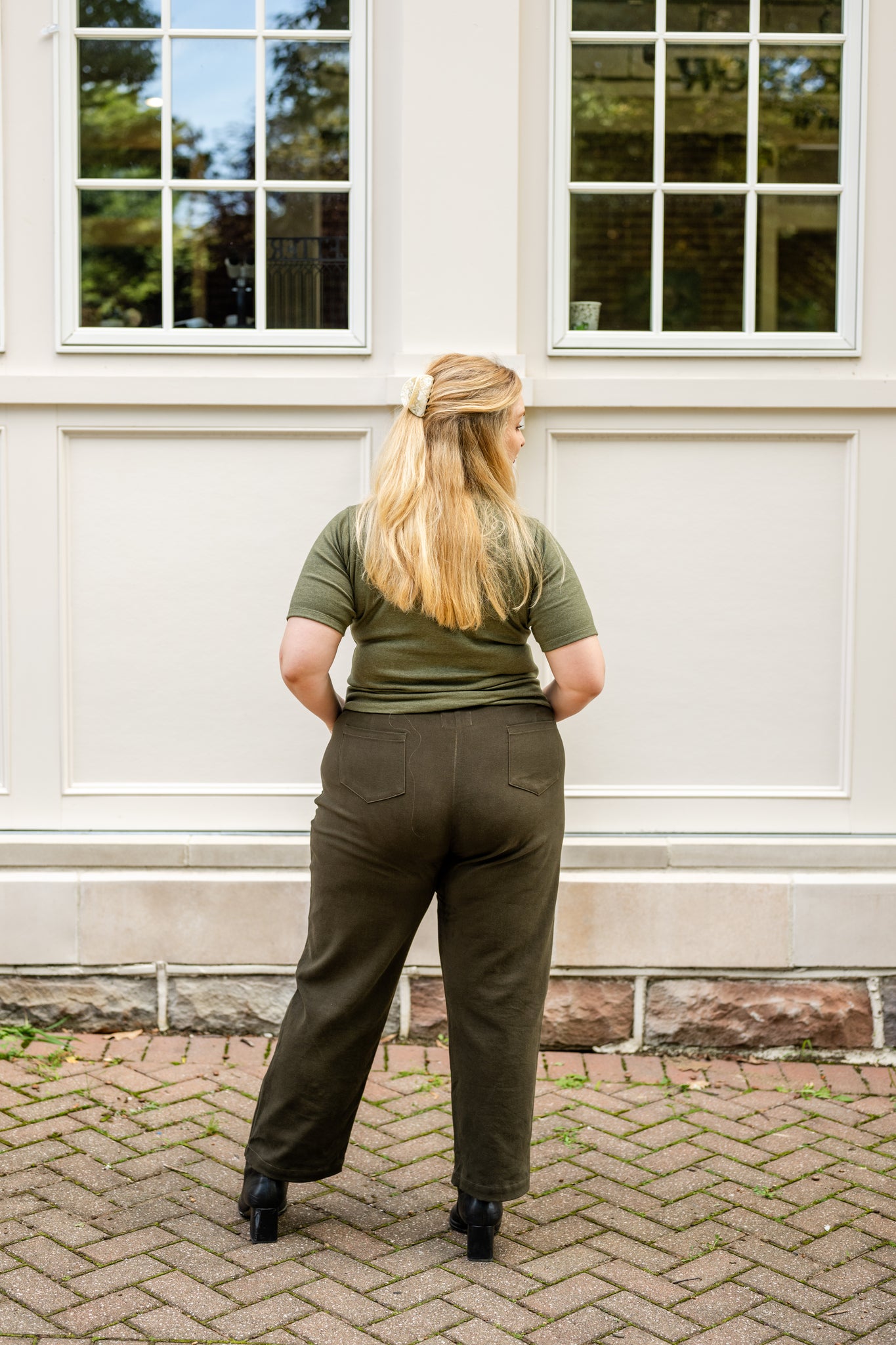 Stretch Denim Brushed Twill Pant