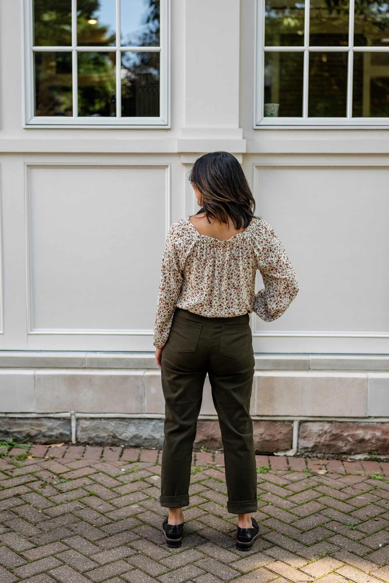 Stretch Denim Brushed Twill Pant