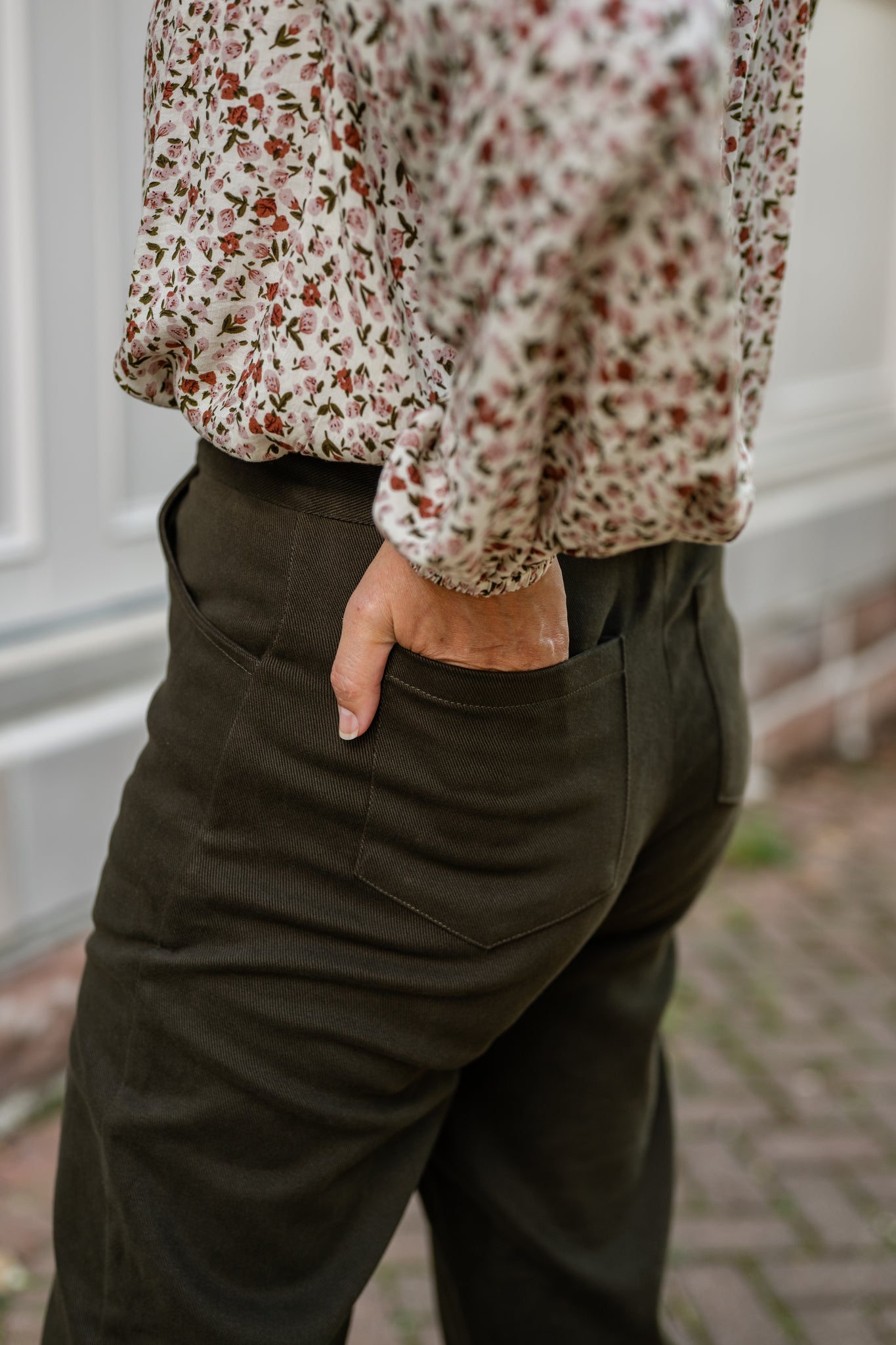 Stretch Denim Brushed Twill Pant