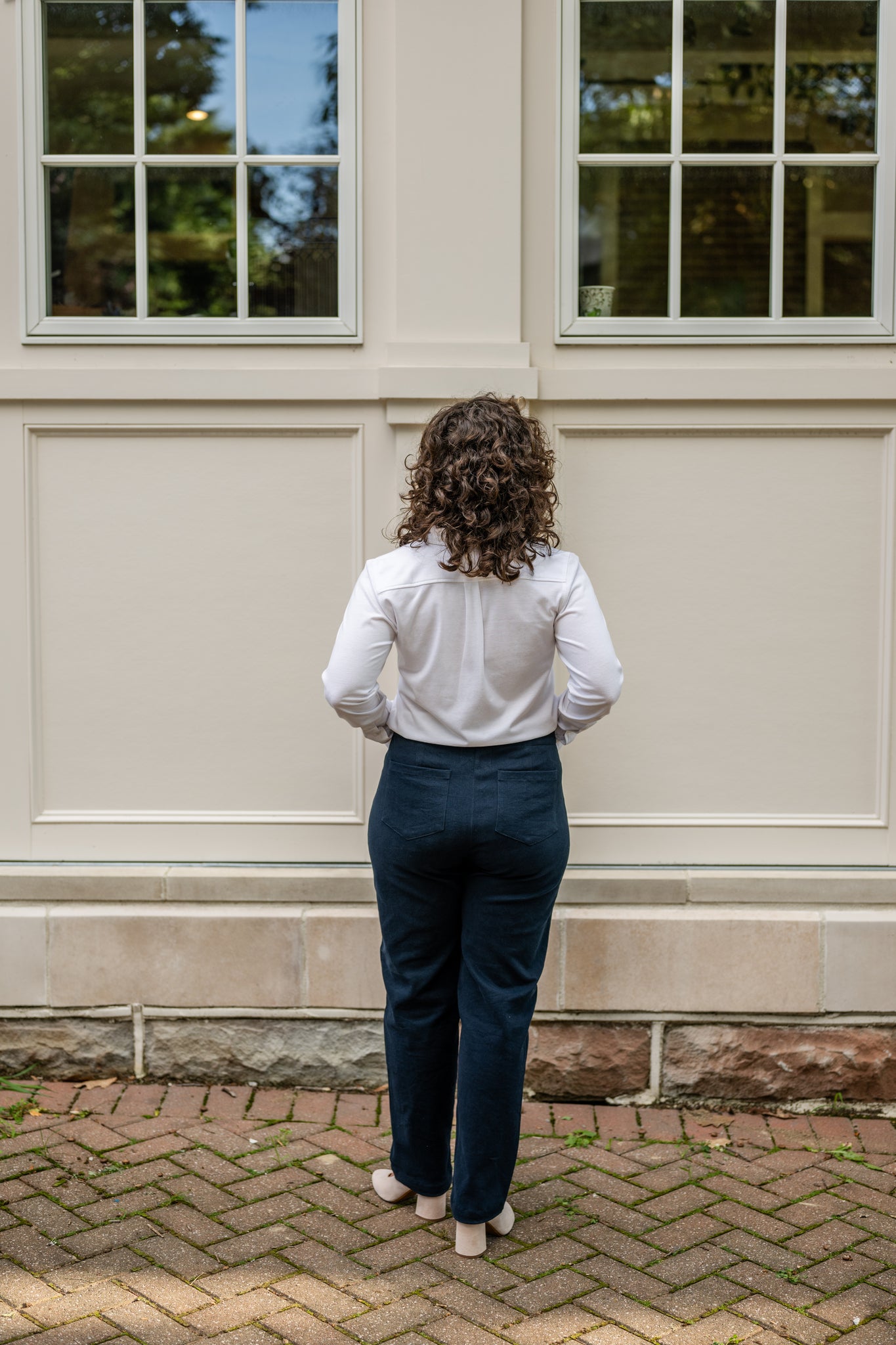 Stretch Denim Brushed Twill Pant