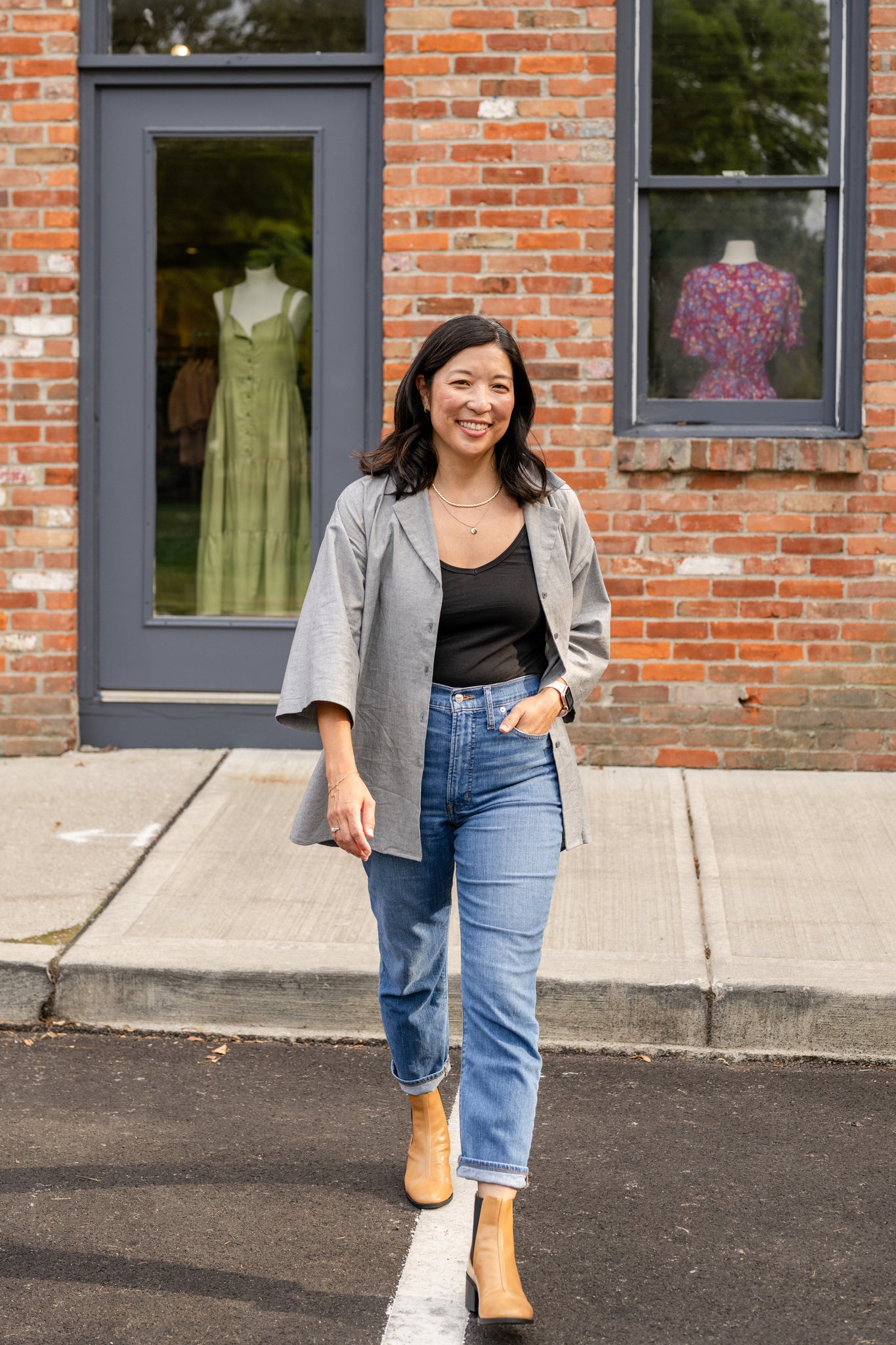 Open Collar Blouse – Evolverie Clothing