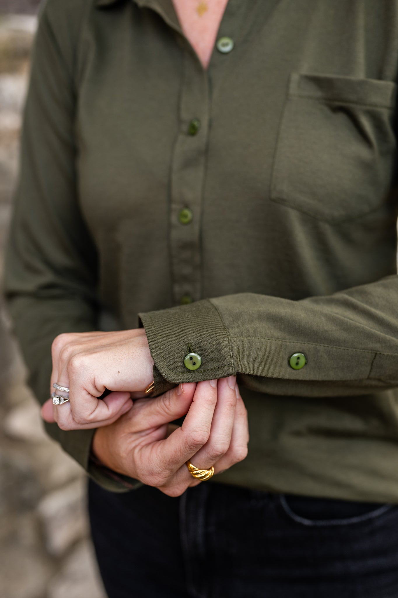 Knit Classic Button Down
