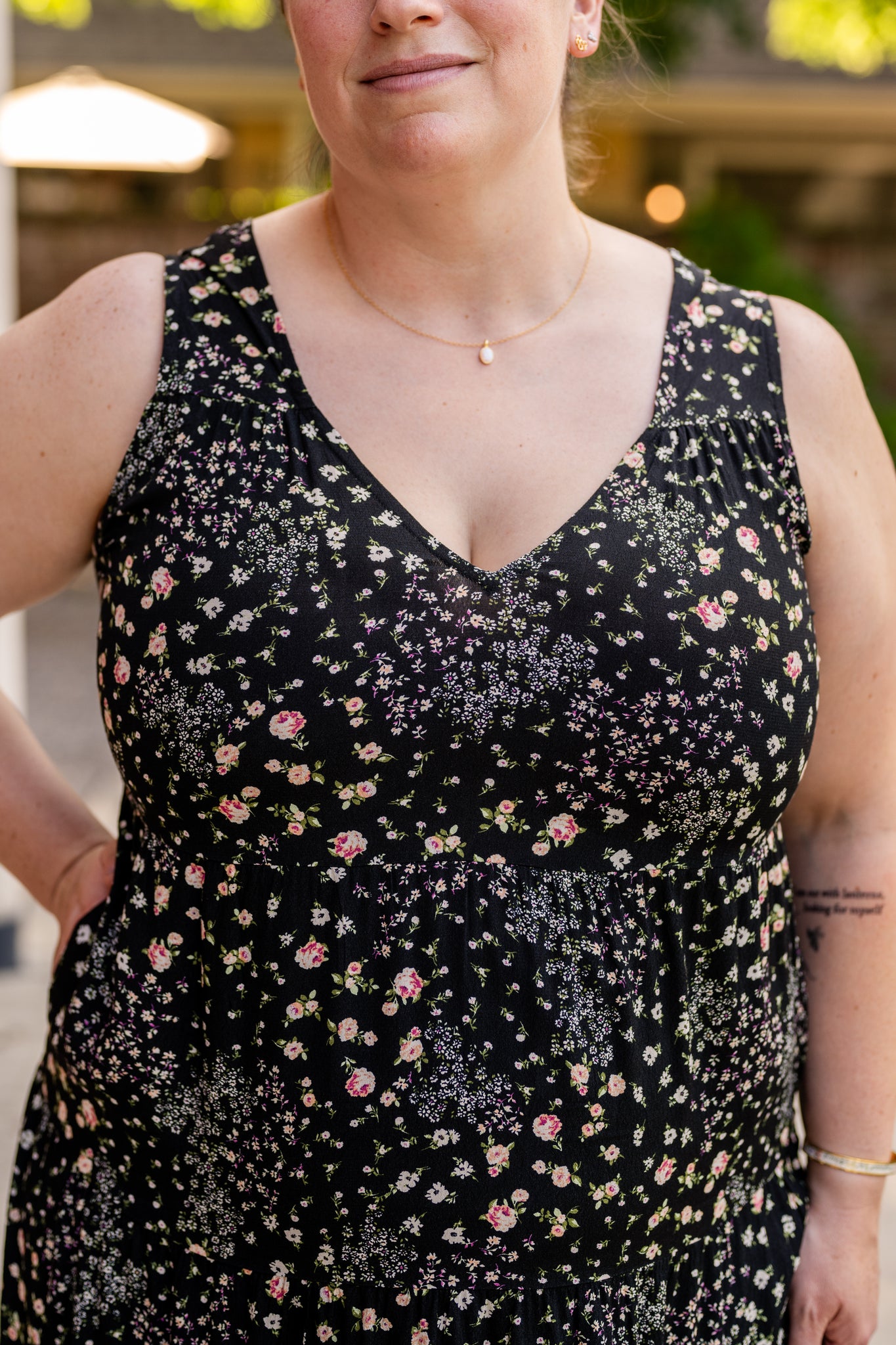 Meryl Sleeveless Tiered Maxi Dress