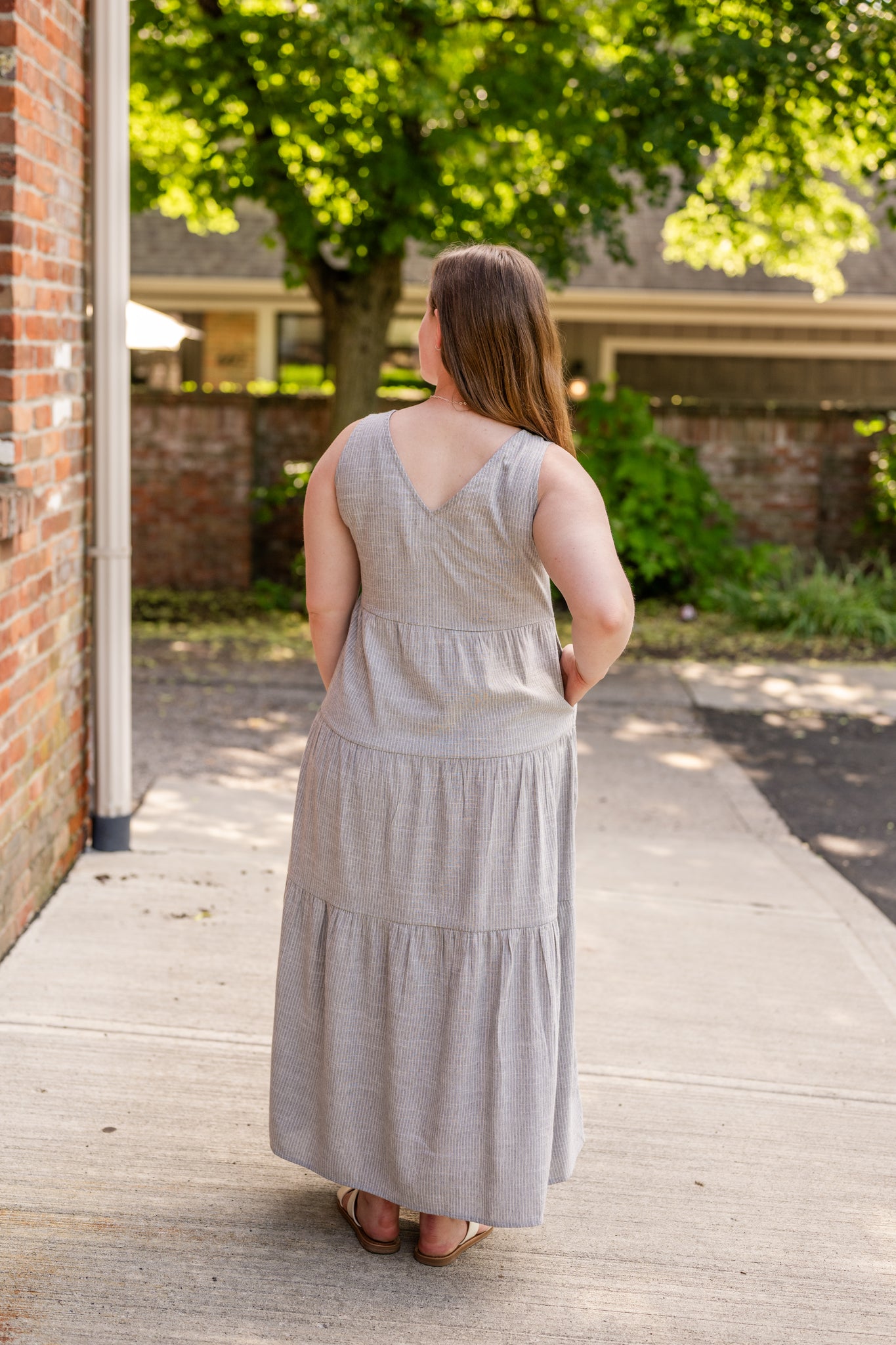 Meryl Sleeveless Tiered Maxi Dress