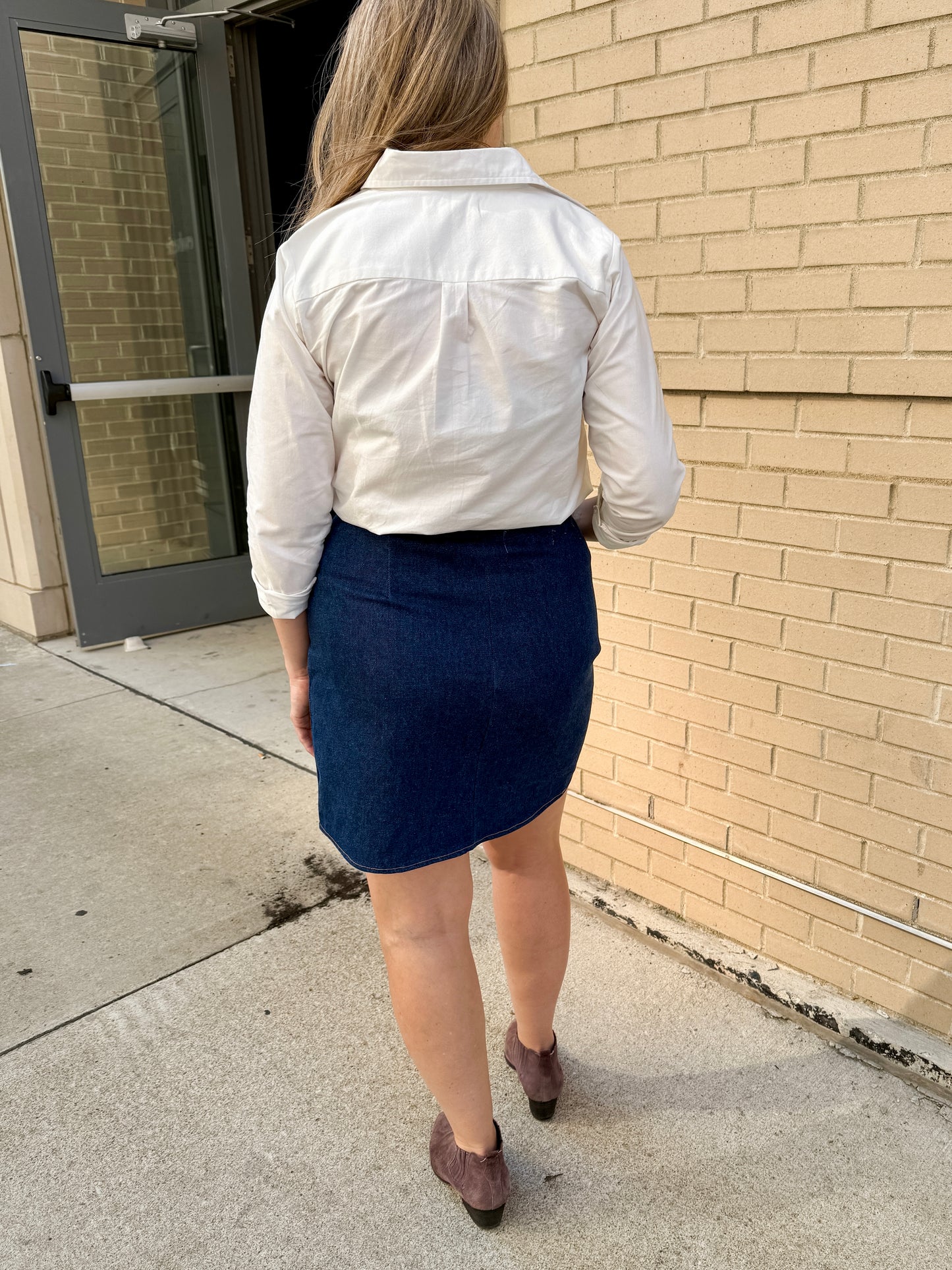 Denim Mini Skirt