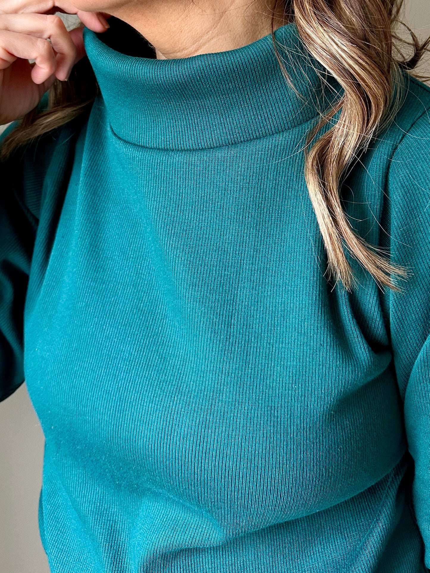 Mock Neck Relaxed Body Suit
