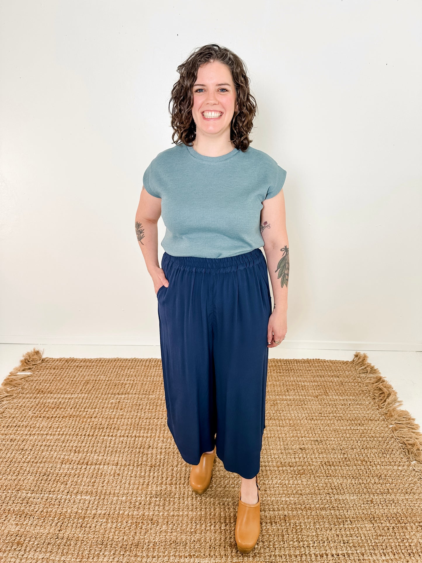Palazzo Crop Pant