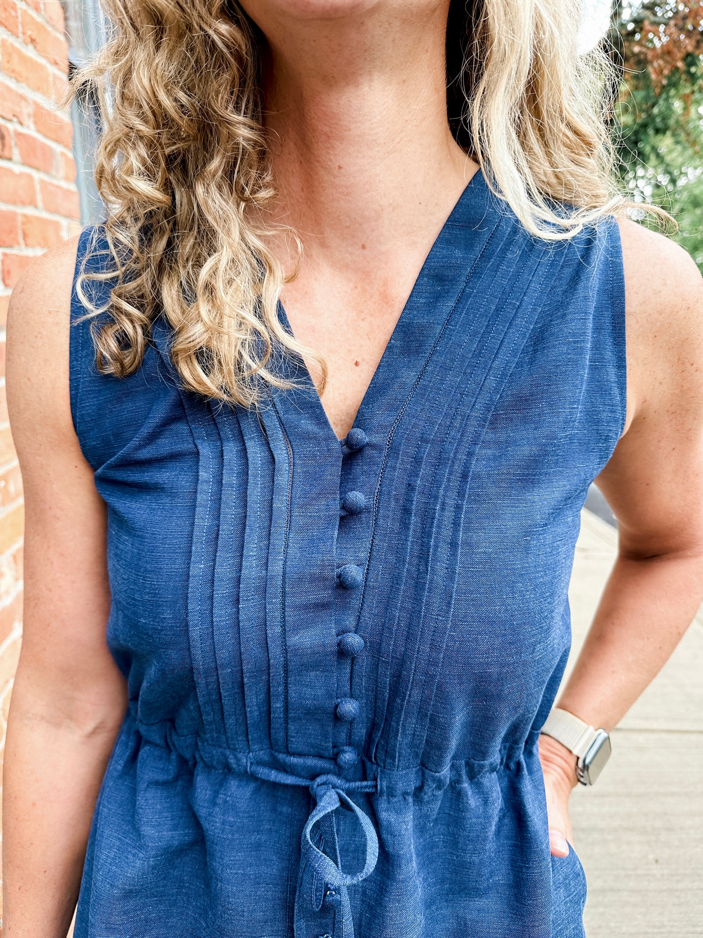 Piper Double V-Neck Dress