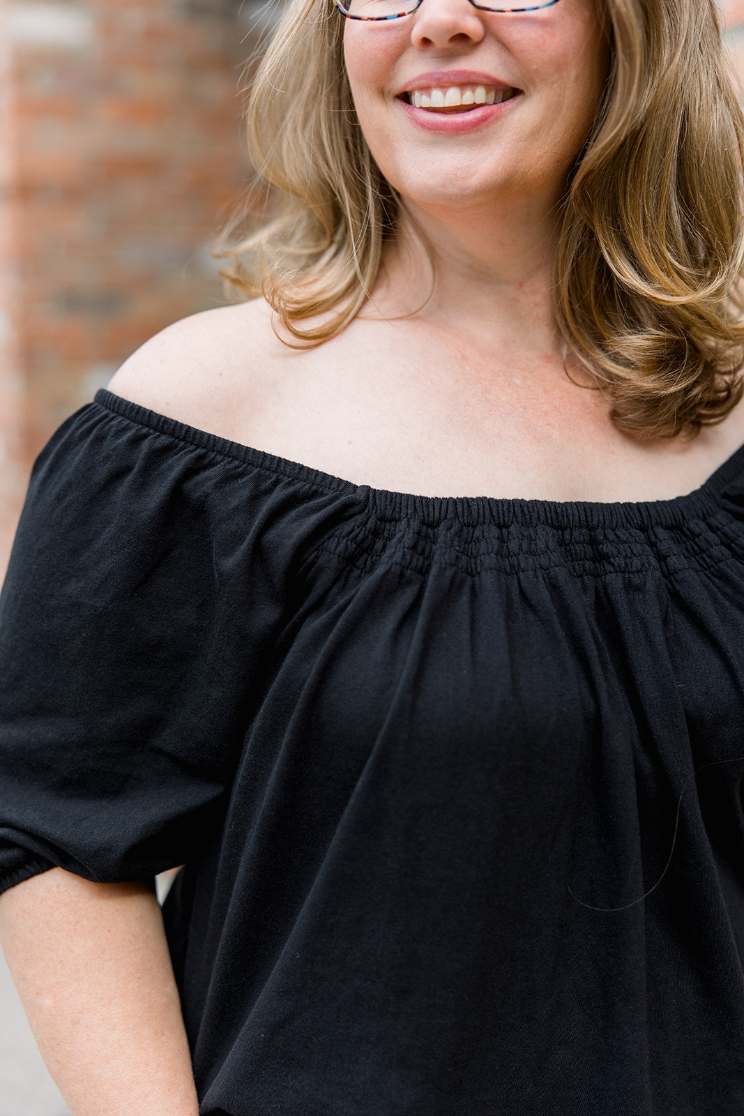 Knit Square Neck Top