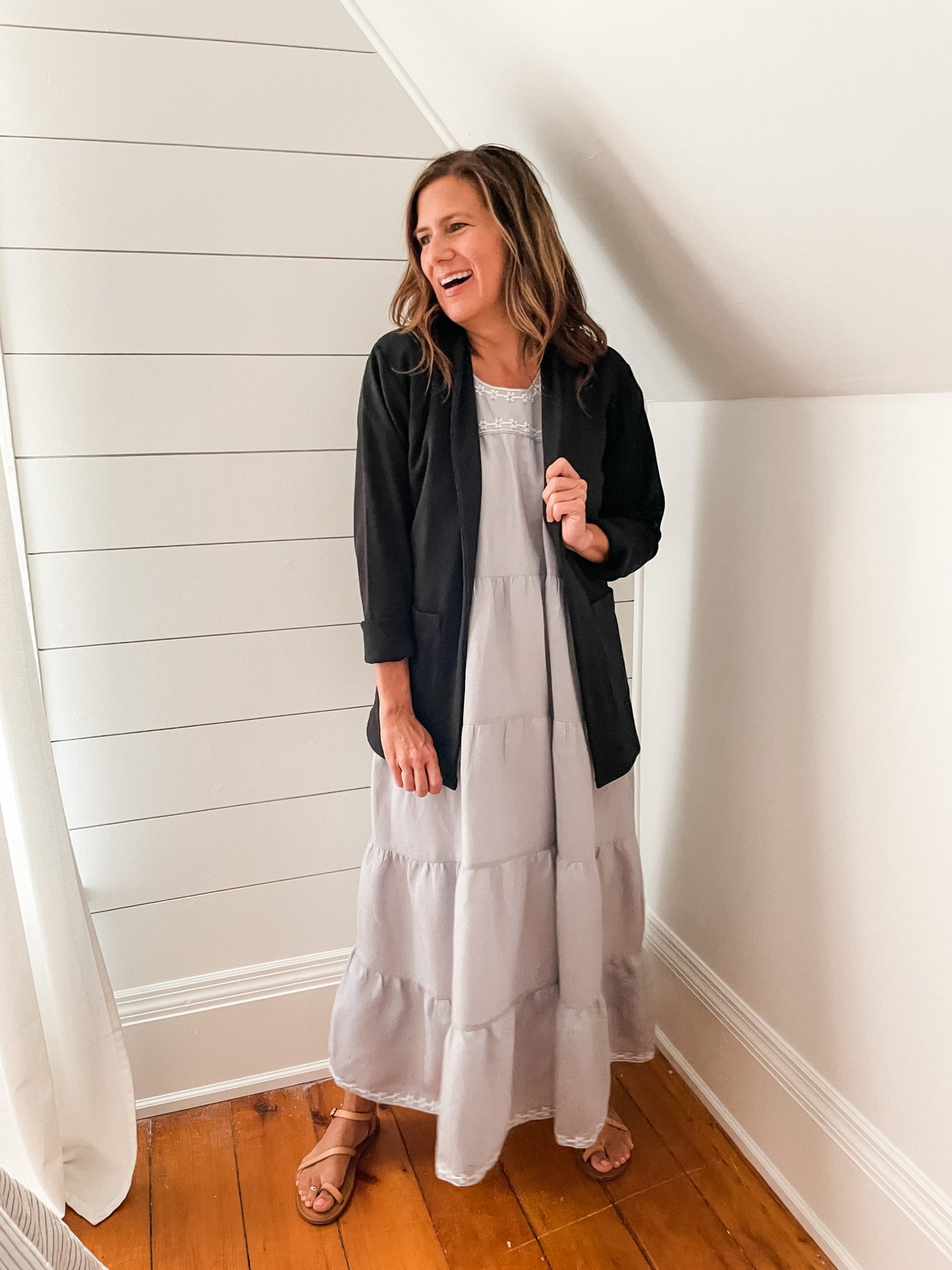 Embroidered Maxi Dress