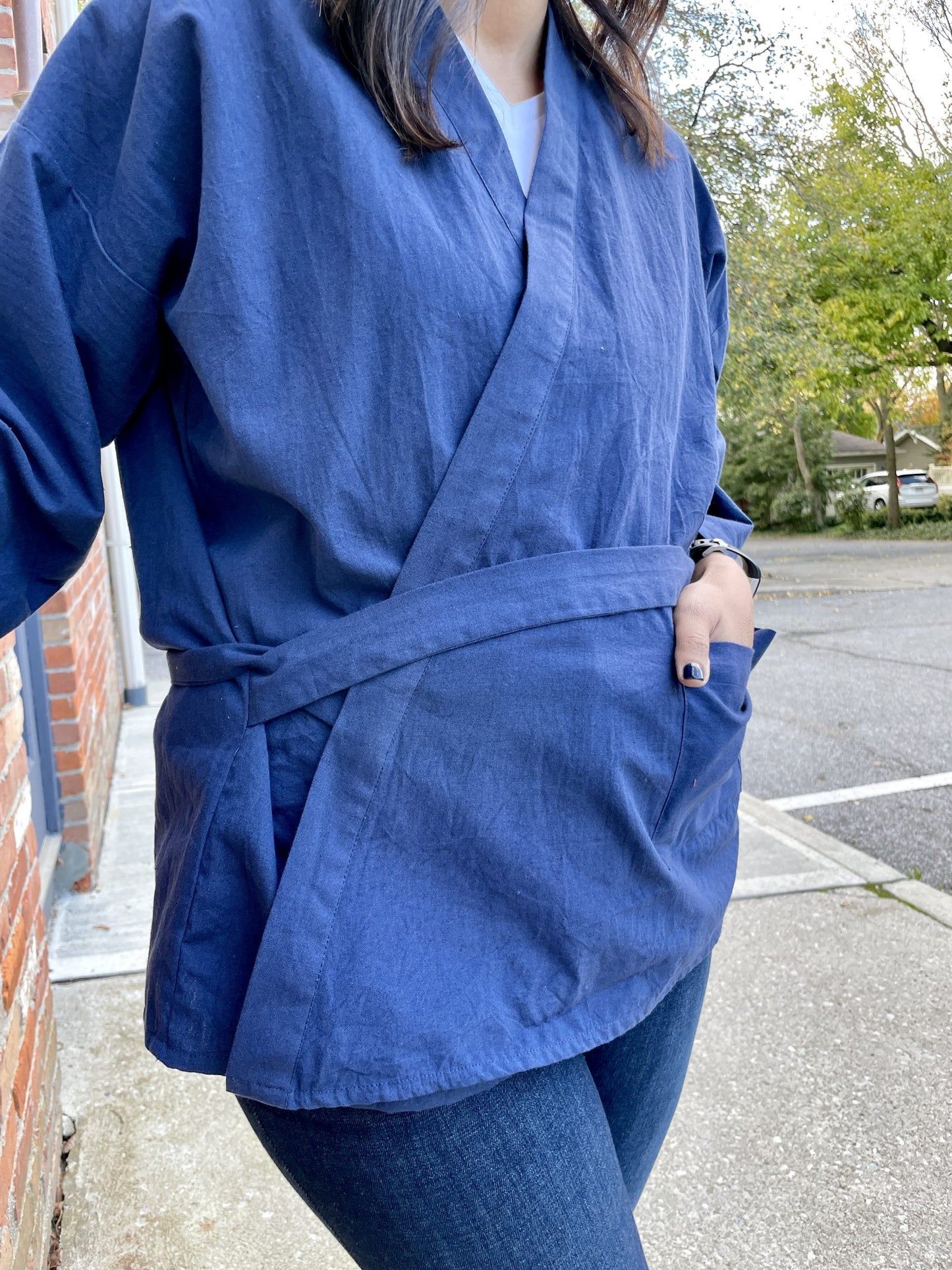 Kimono Jacket - Navy