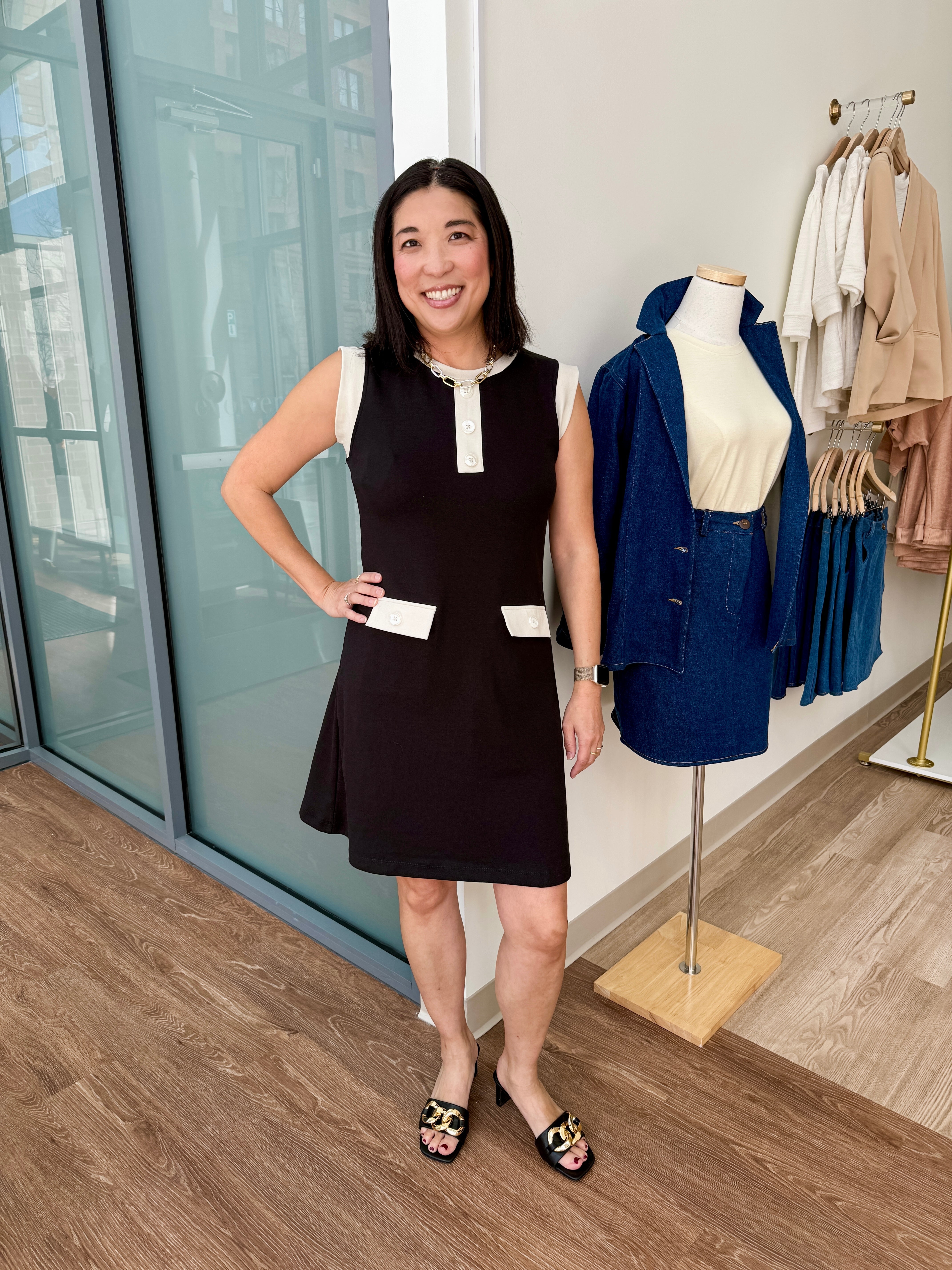 Mini/Knee Length Dress