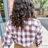Plaid Button-Up Shirt