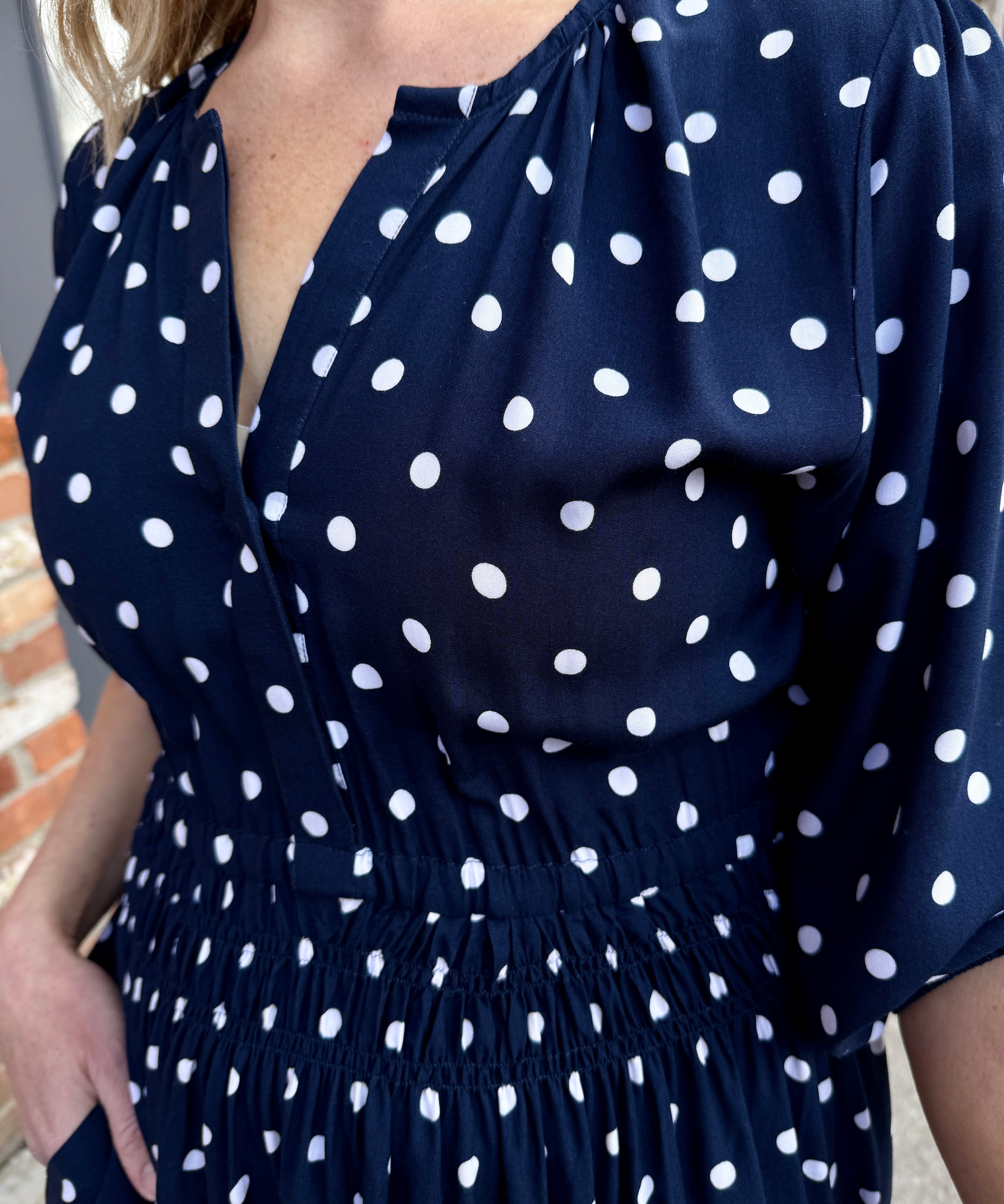 Portofino Midi Dress 3/4 Sleeve