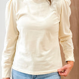 Puff Sleeve Pull Over Top