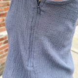 Sleeveless Square Neck Top