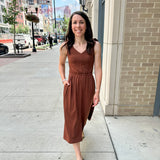 Shoulder Tie knit dress