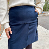 Wool Mini Skirt