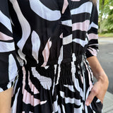 Portofino Midi Dress 3/4 Sleeve