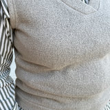 Fleece Vest - oatmeal